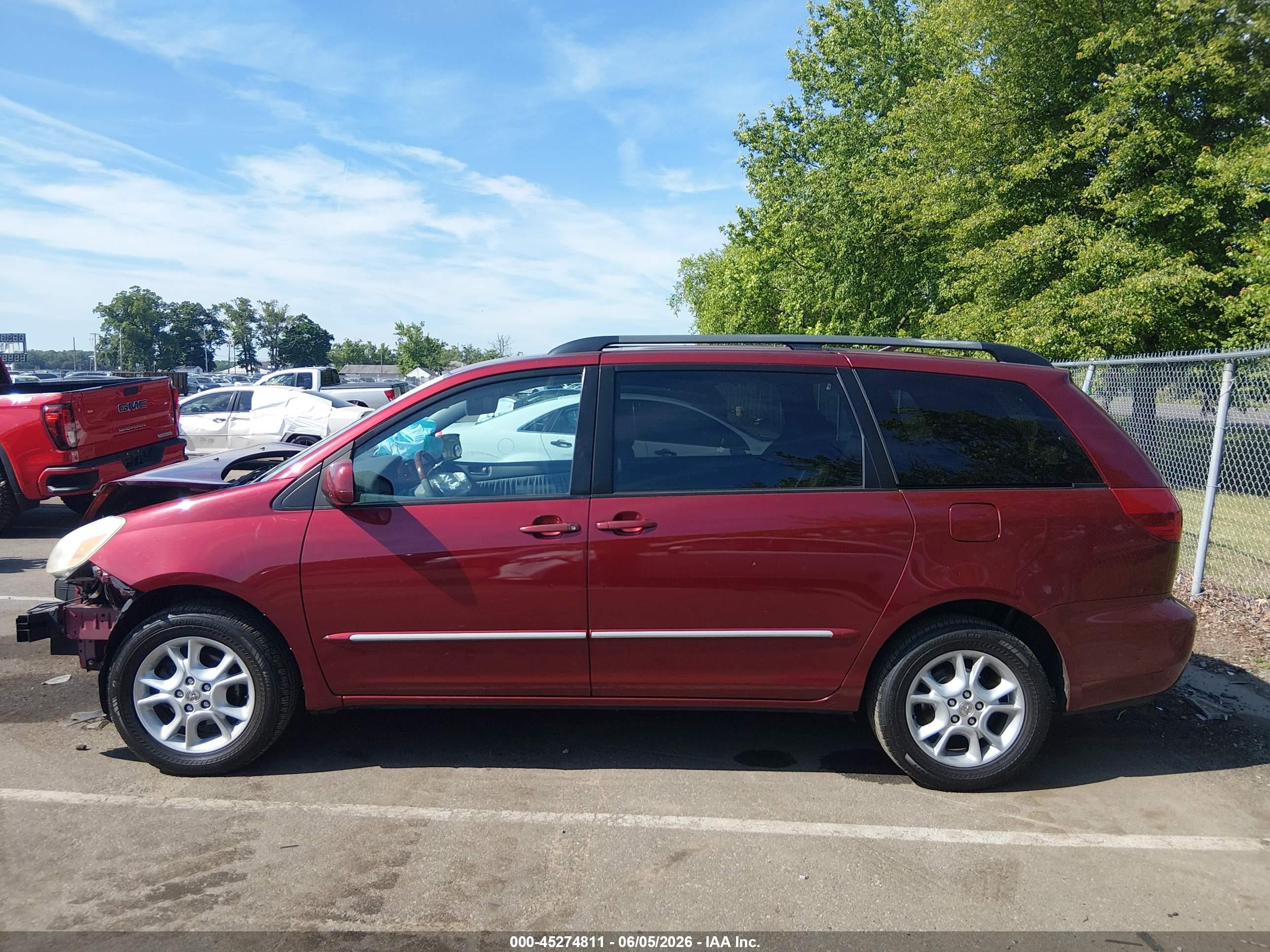 2004 Toyota Sienna Xle Limited Red vin: 5TDBA22C54S025388