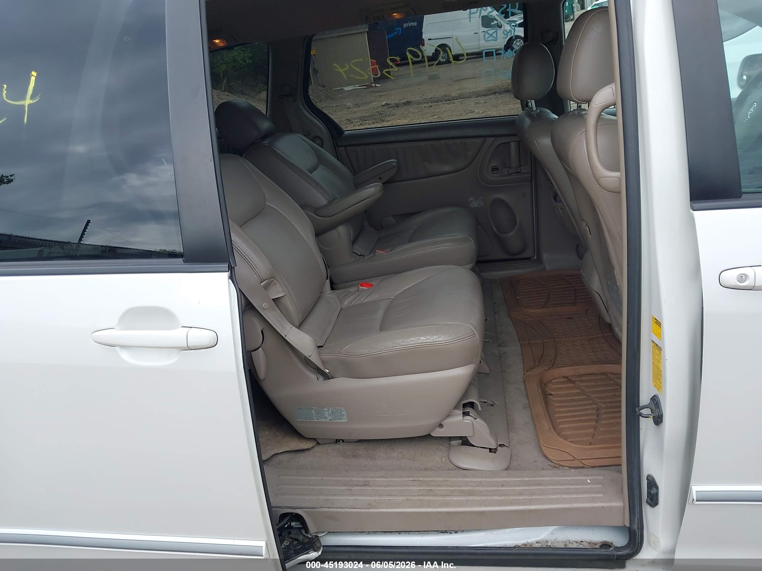 2004 Toyota Sienna Xle Limited White vin: 5TDBA22C54S025391