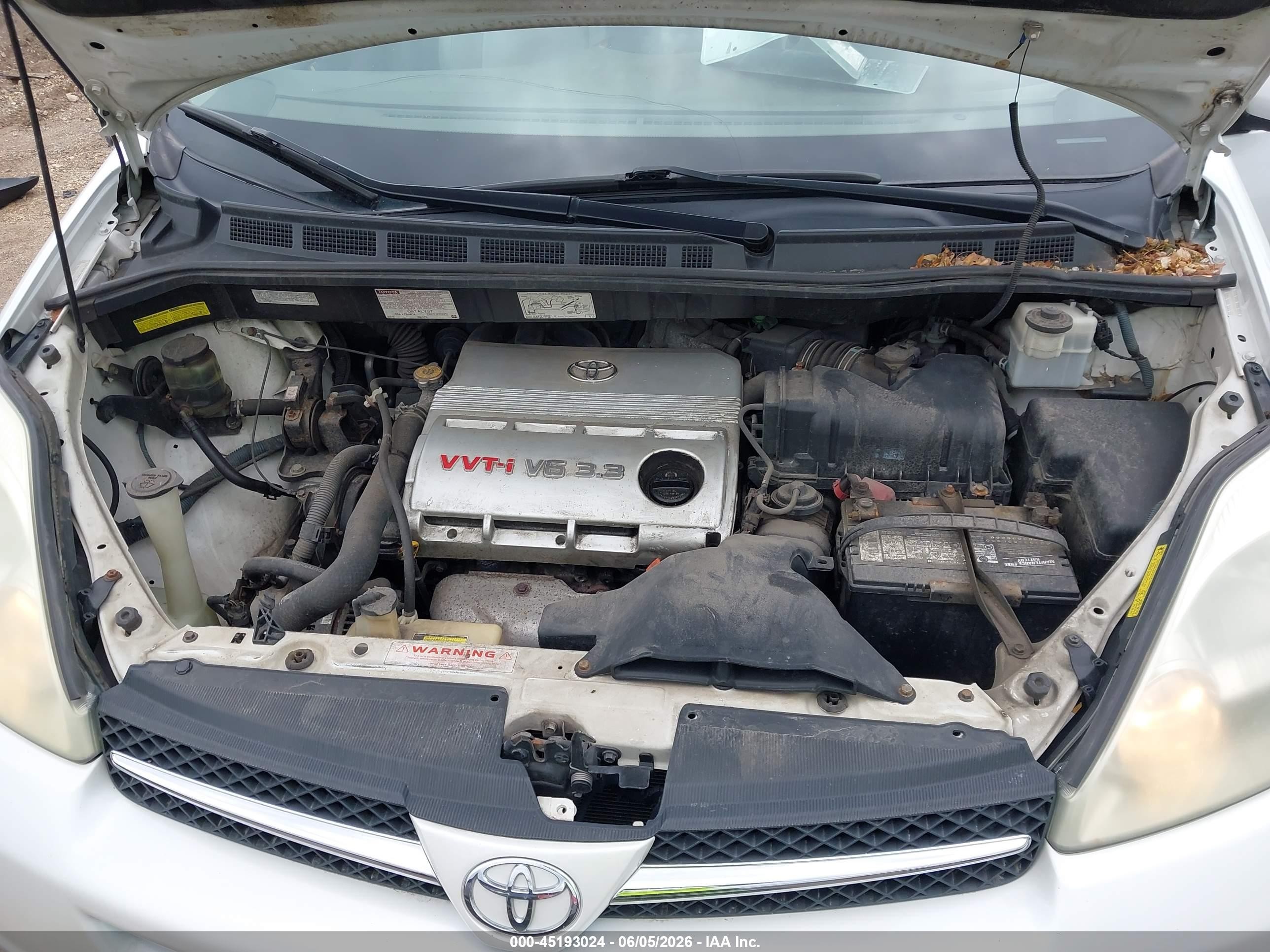 2004 Toyota Sienna Xle Limited White vin: 5TDBA22C54S025391