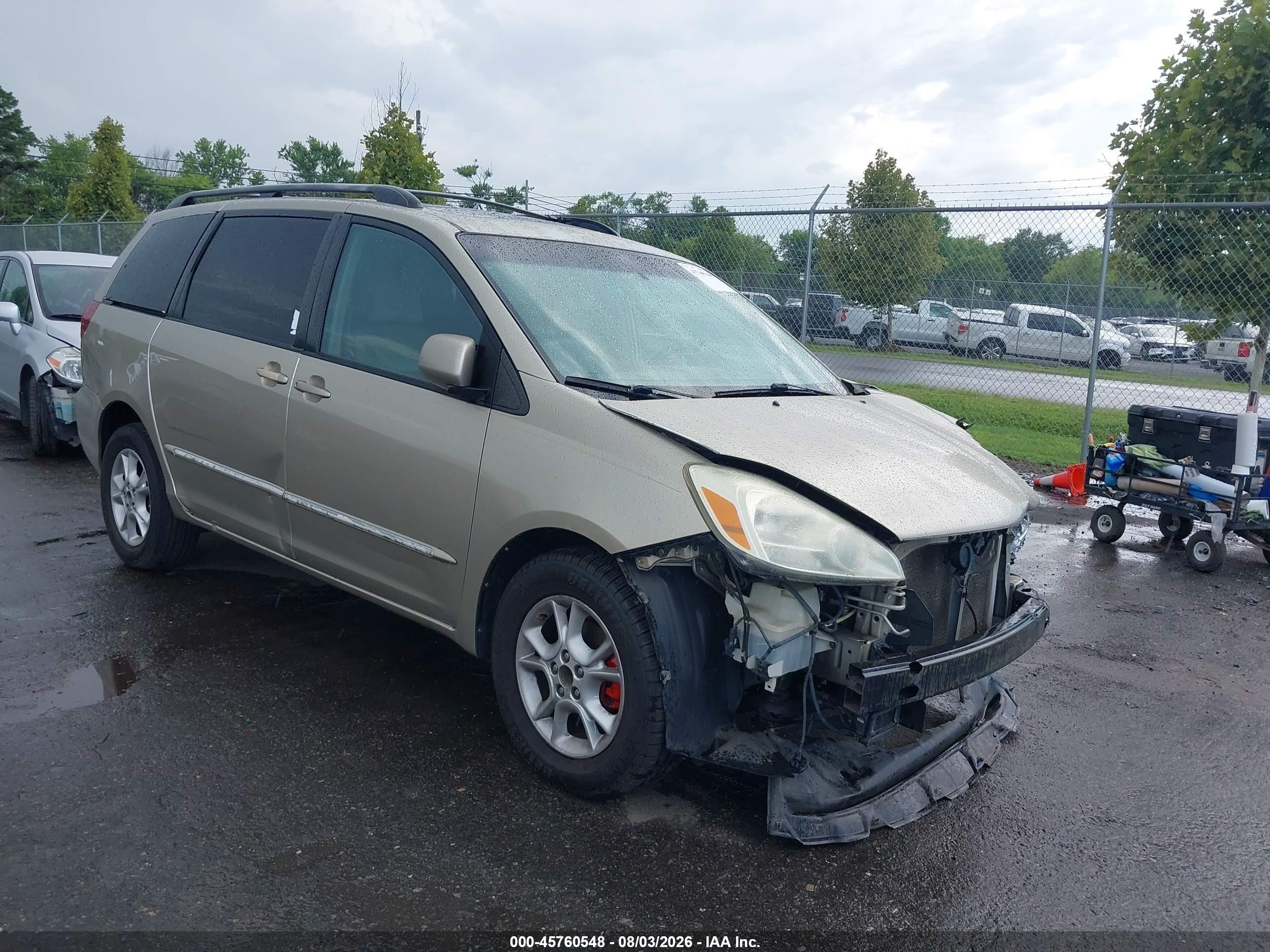 2005 Toyota Sienna Xle Limited Gold vin: 5TDBA22C55S030575