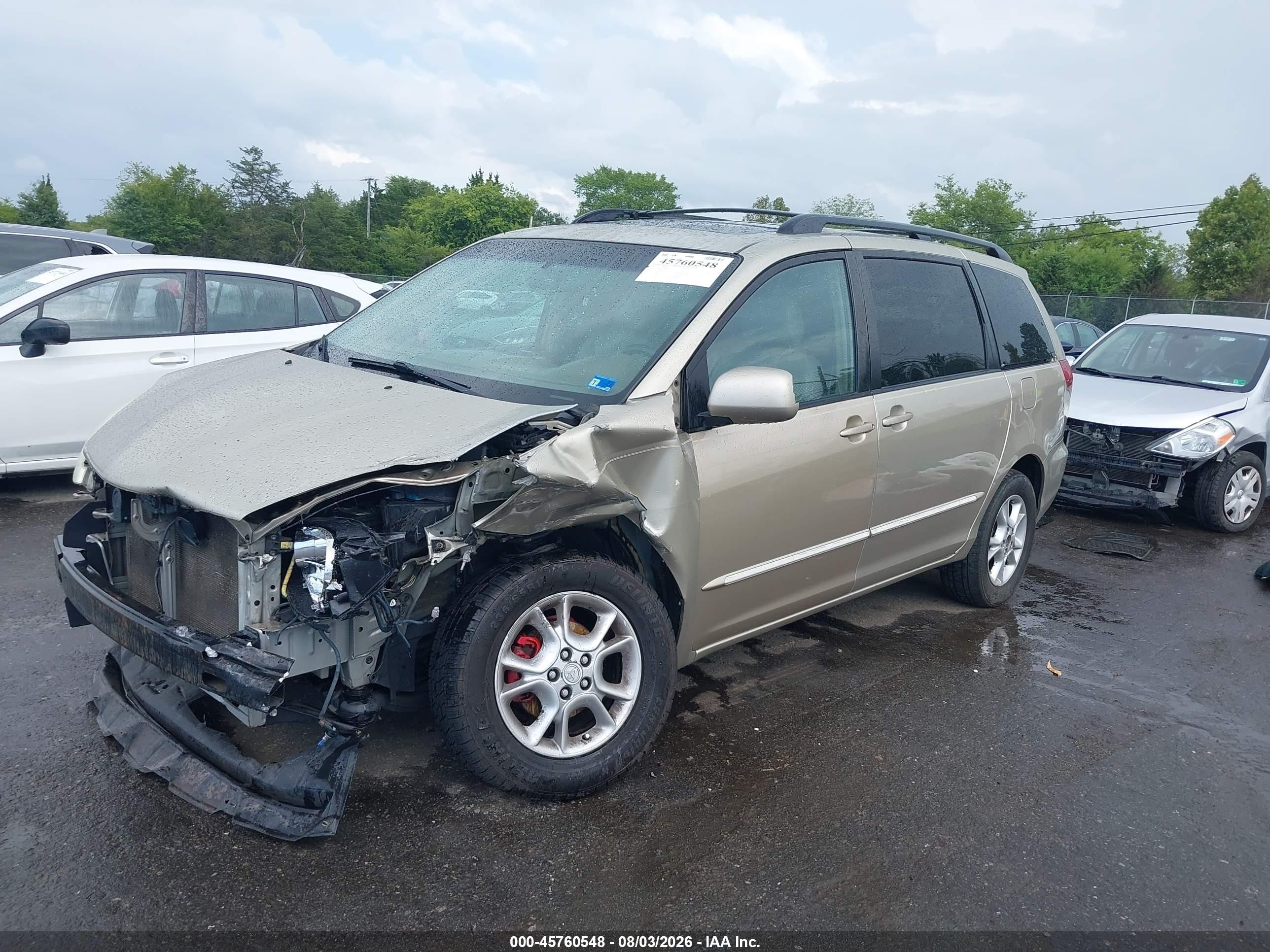 2005 Toyota Sienna Xle Limited Gold vin: 5TDBA22C55S030575