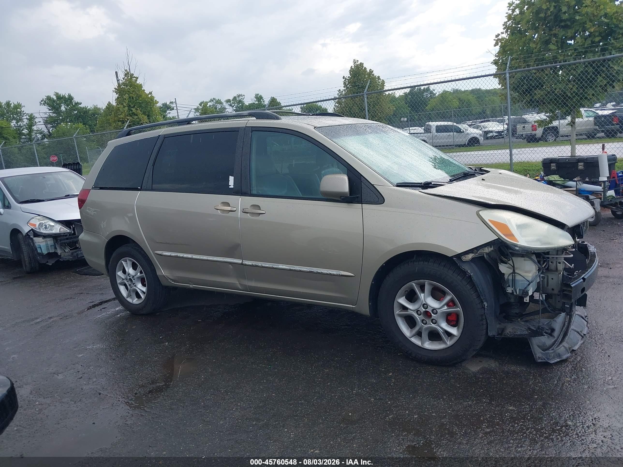 2005 Toyota Sienna Xle Limited Gold vin: 5TDBA22C55S030575