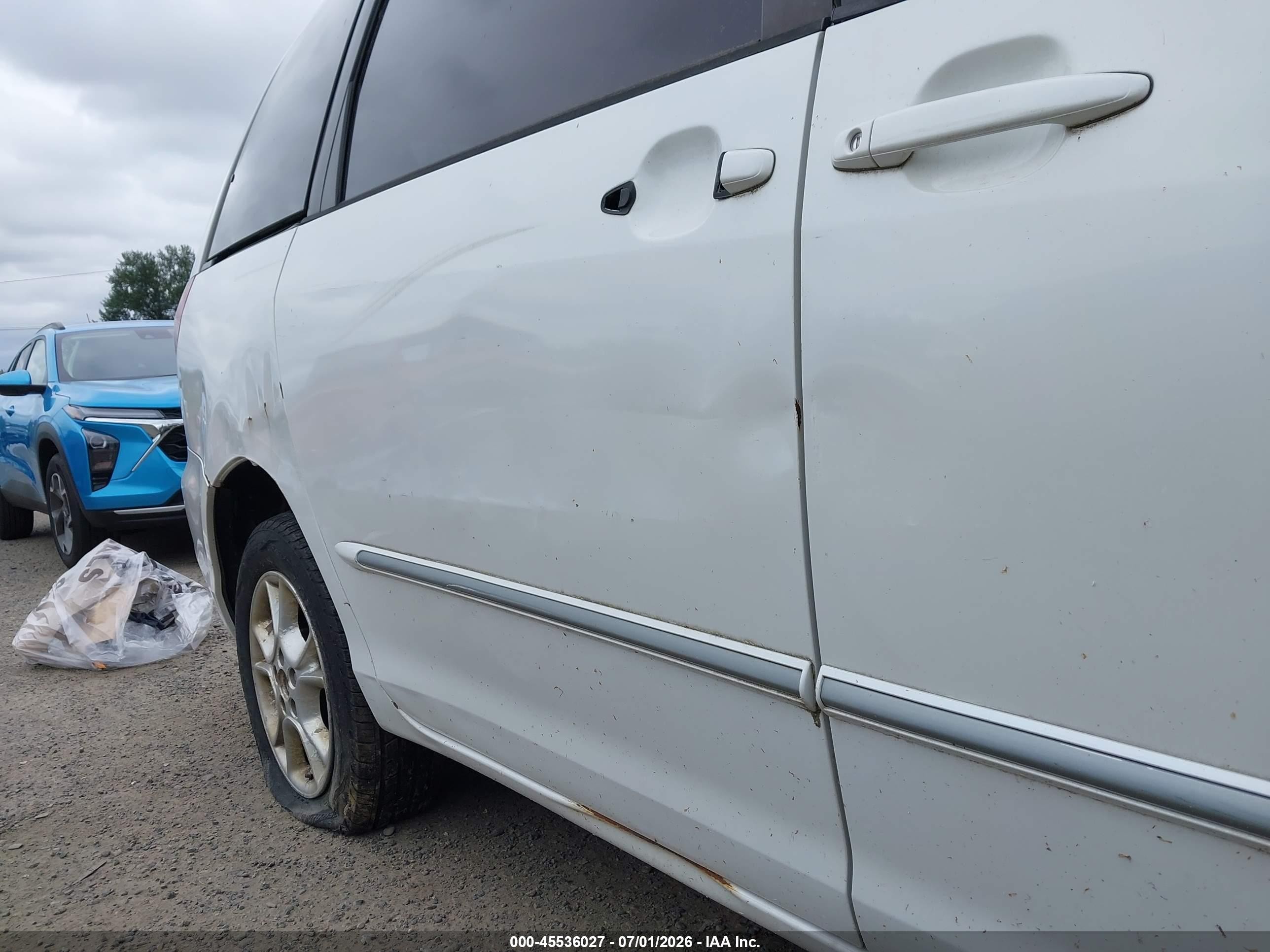 2005 Toyota Sienna Xle Limited White vin: 5TDBA22C55S031788