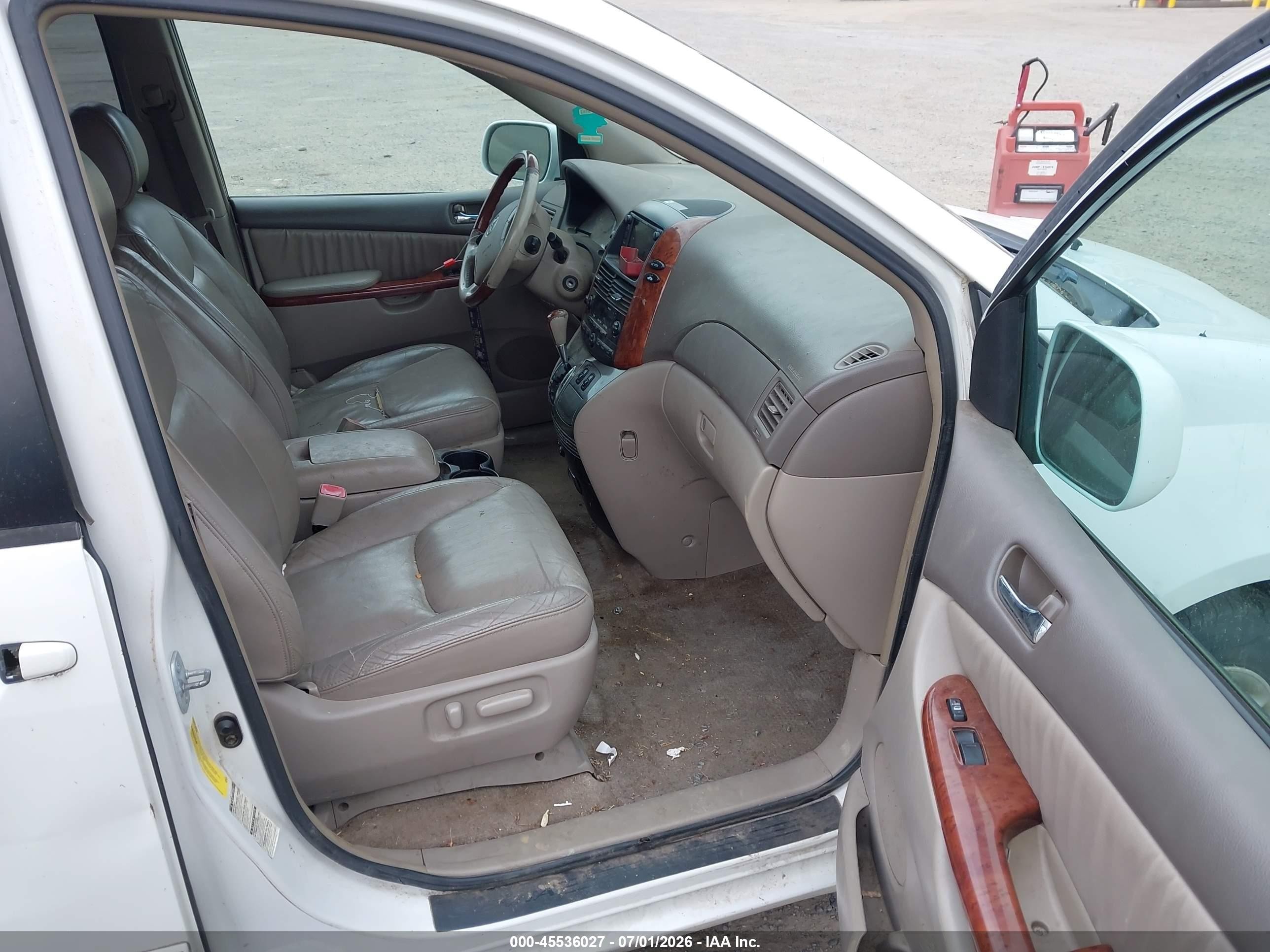 2005 Toyota Sienna Xle Limited White vin: 5TDBA22C55S031788