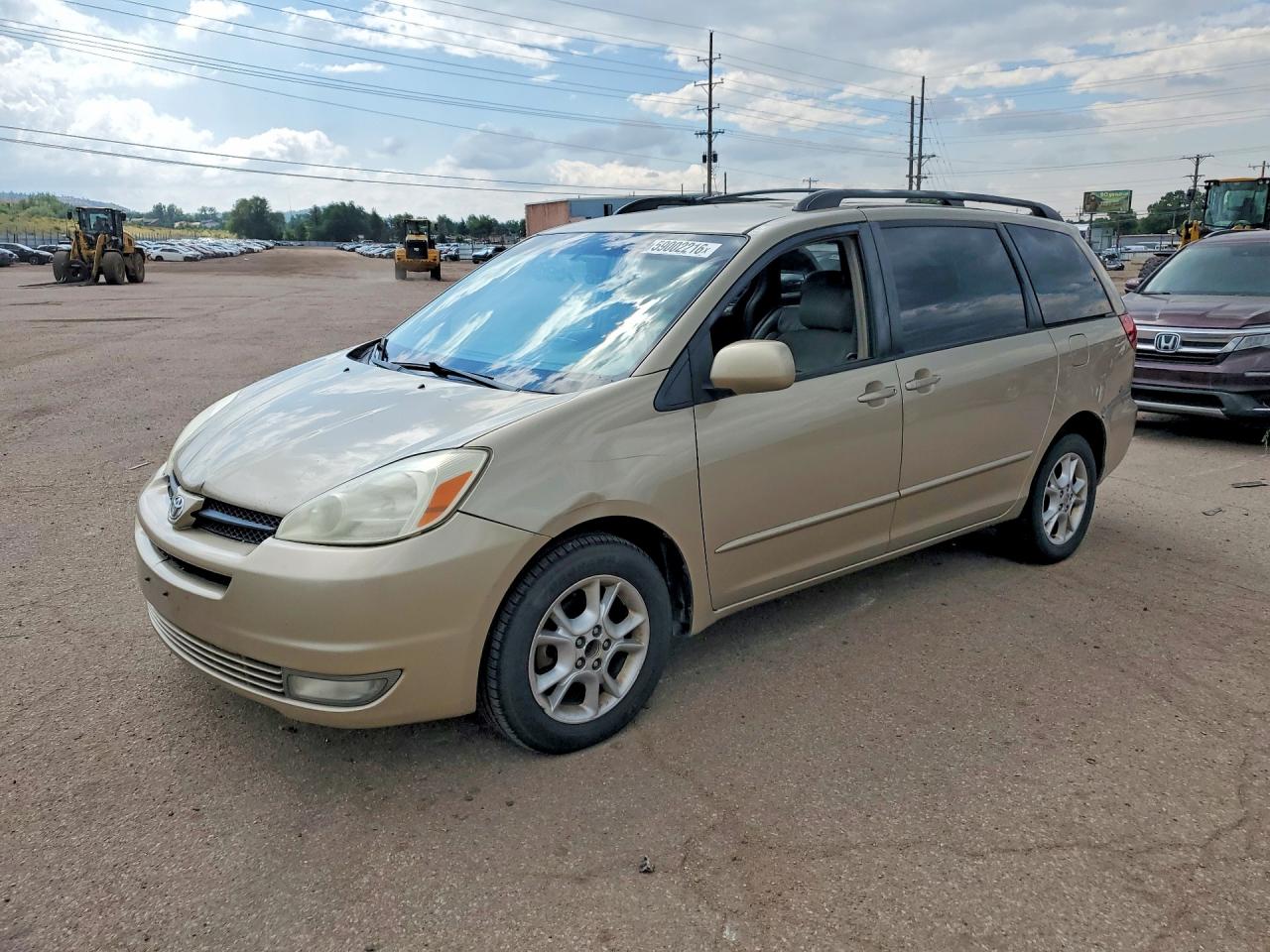 2005 Toyota Sienna Xle 7 Passenger Gold vin: 5TDBA22C55S036134