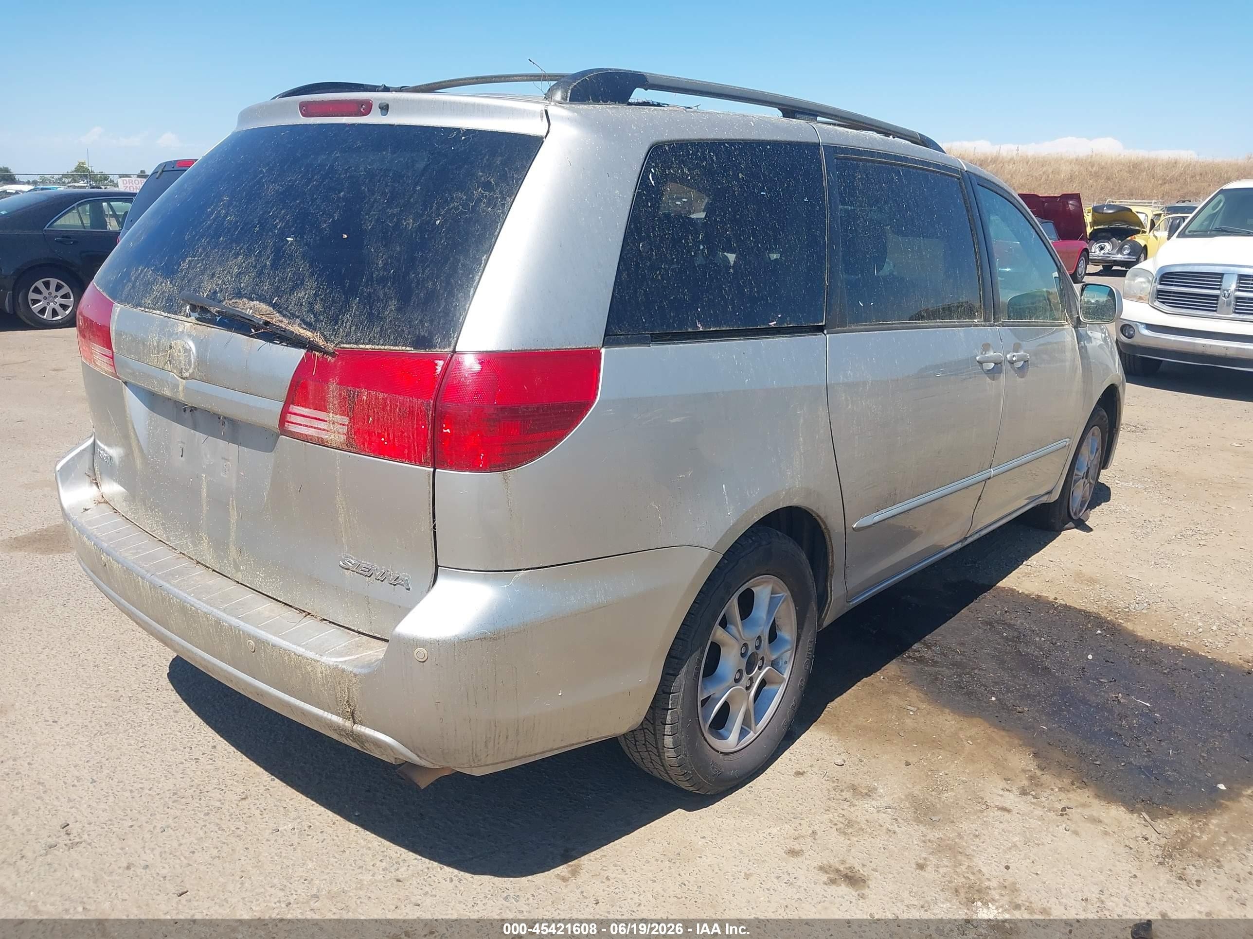 2004 Toyota Sienna Xle Limited Silver vin: 5TDBA22C64S010687