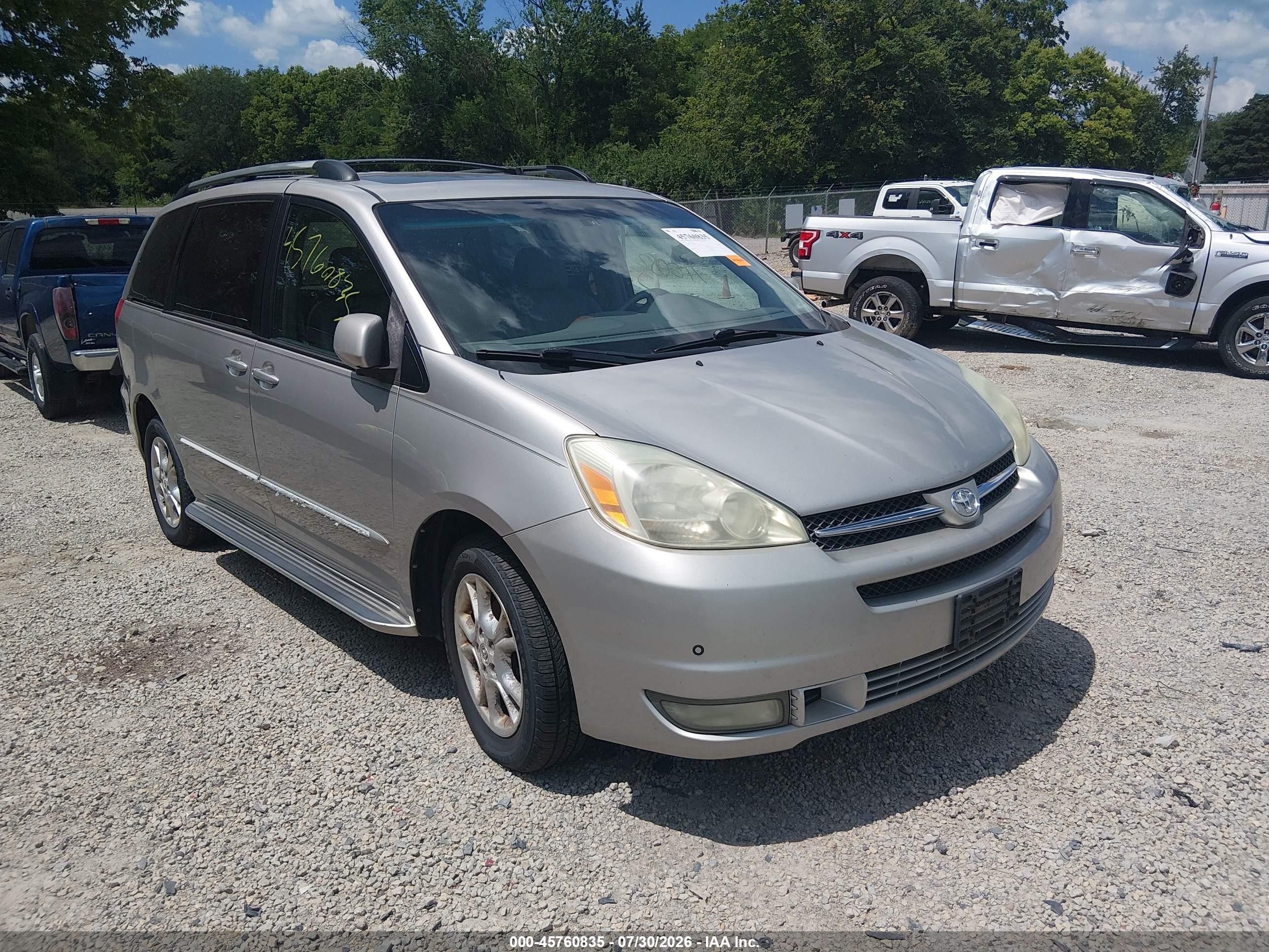 2004 Toyota Sienna Xle Limited Silver vin: 5TDBA22C64S010804