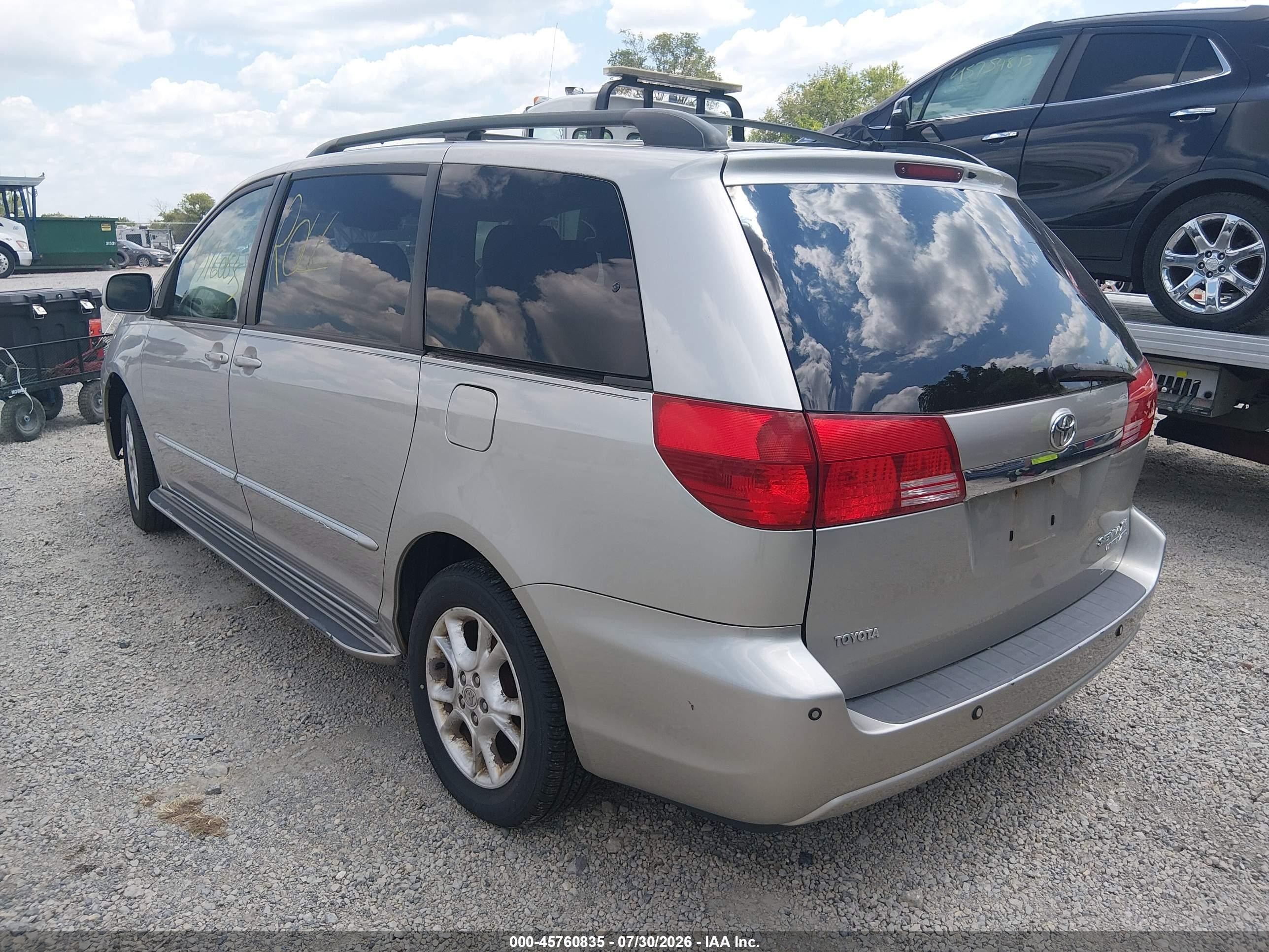 2004 Toyota Sienna Xle Limited Silver vin: 5TDBA22C64S010804