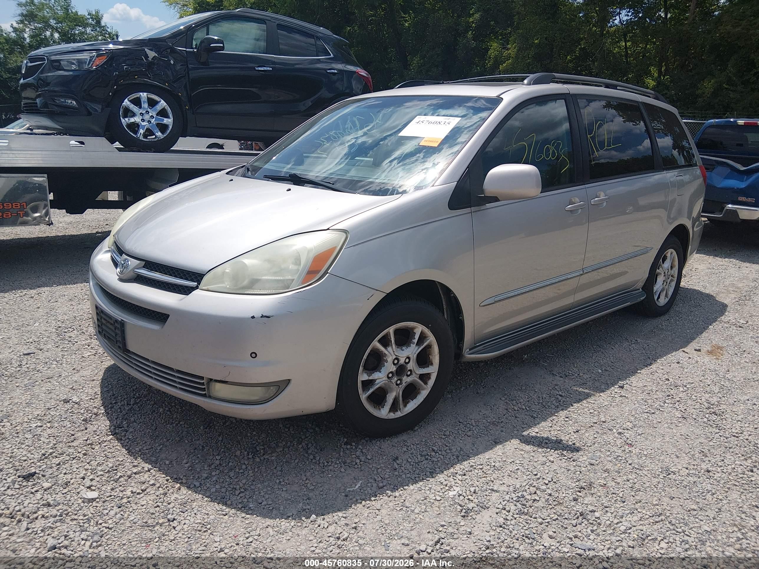 2004 Toyota Sienna Xle Limited Silver vin: 5TDBA22C64S010804