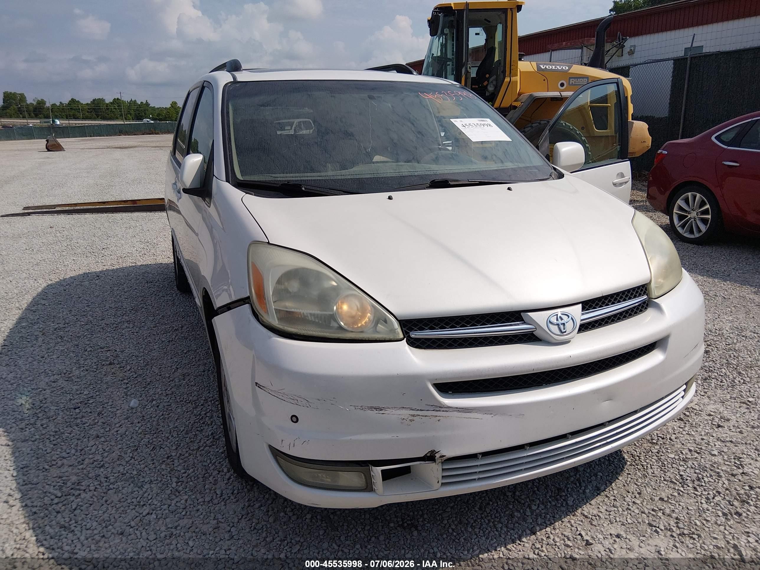 2004 Toyota Sienna Xle Limited White vin: 5TDBA22C64S011239
