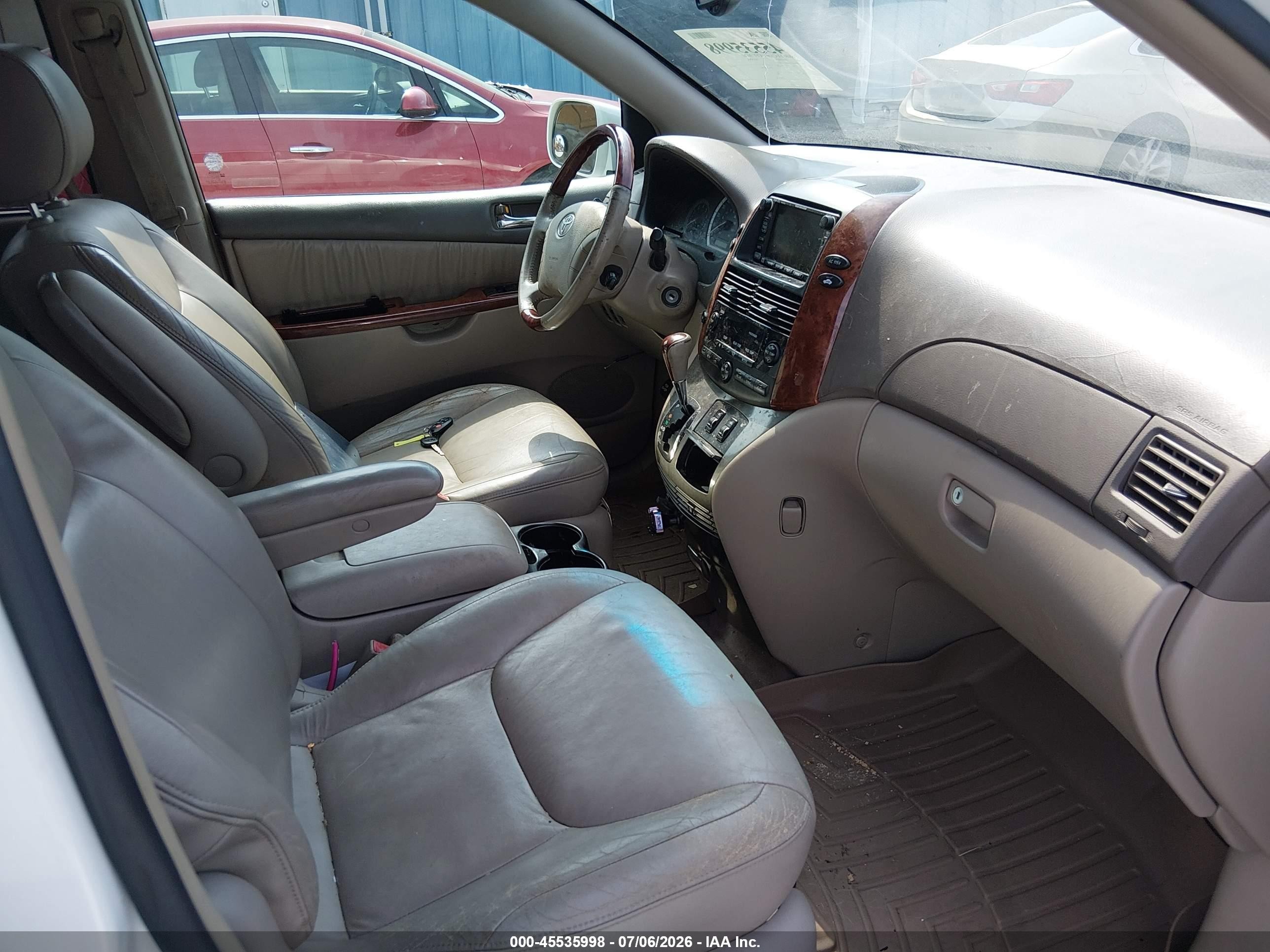2004 Toyota Sienna Xle Limited White vin: 5TDBA22C64S011239