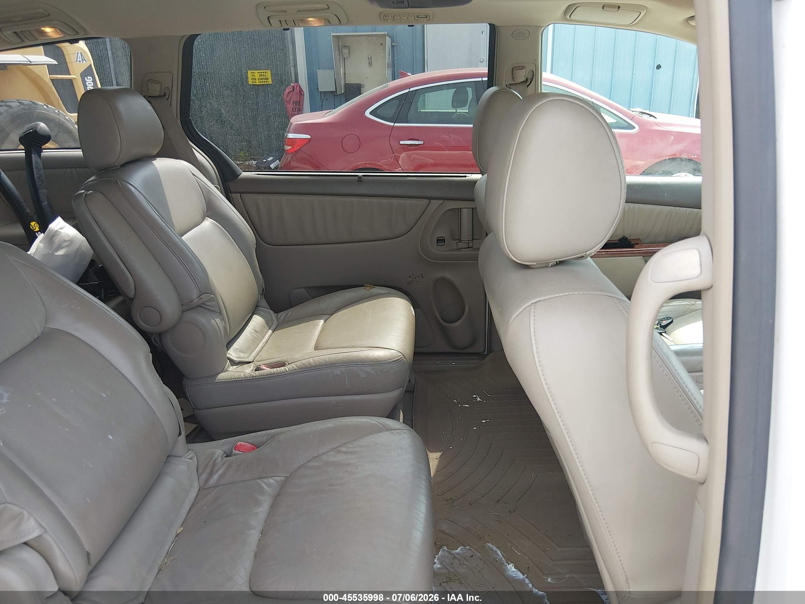 2004 Toyota Sienna Xle Limited White vin: 5TDBA22C64S011239