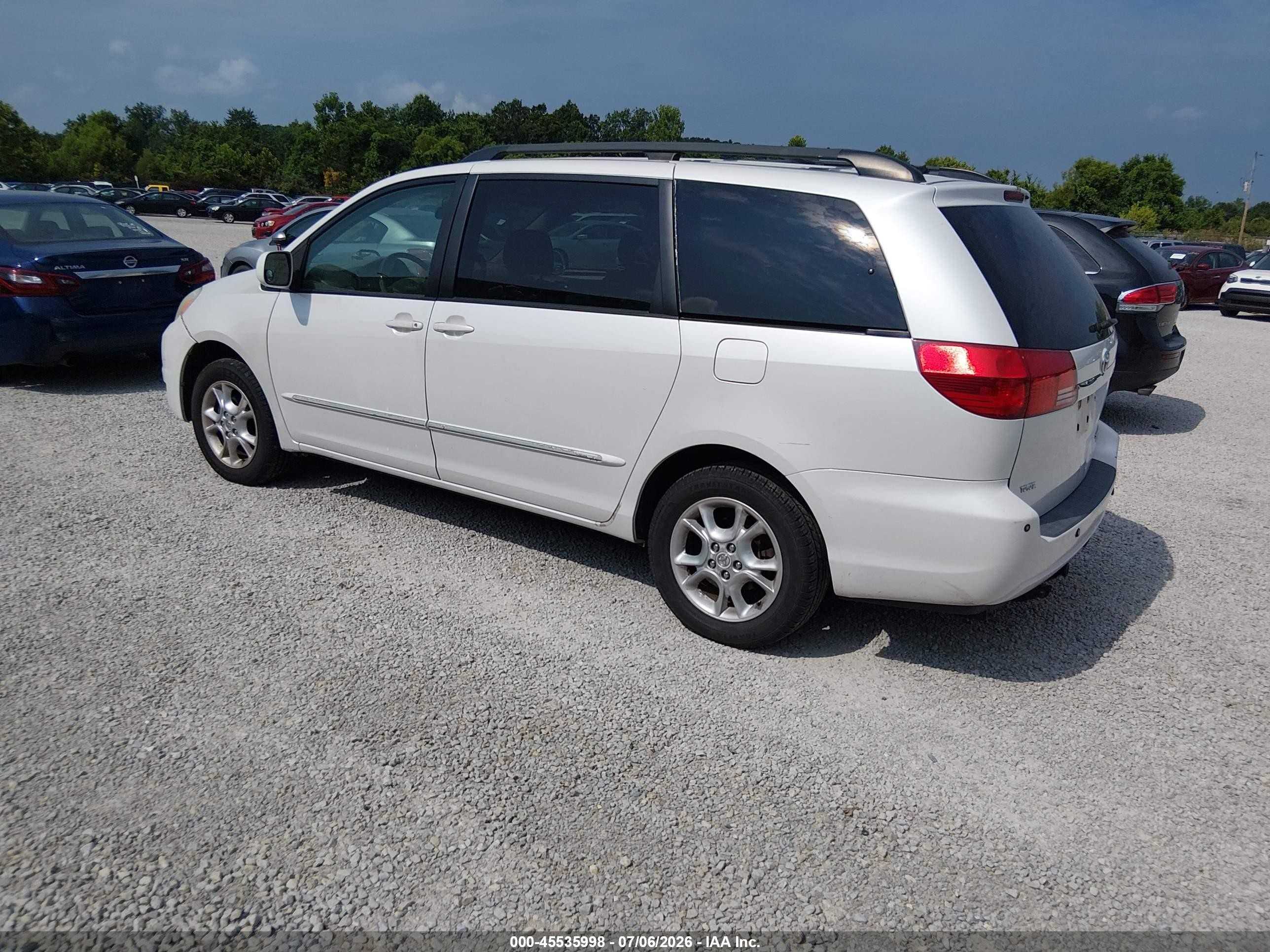 2004 Toyota Sienna Xle Limited White vin: 5TDBA22C64S011239