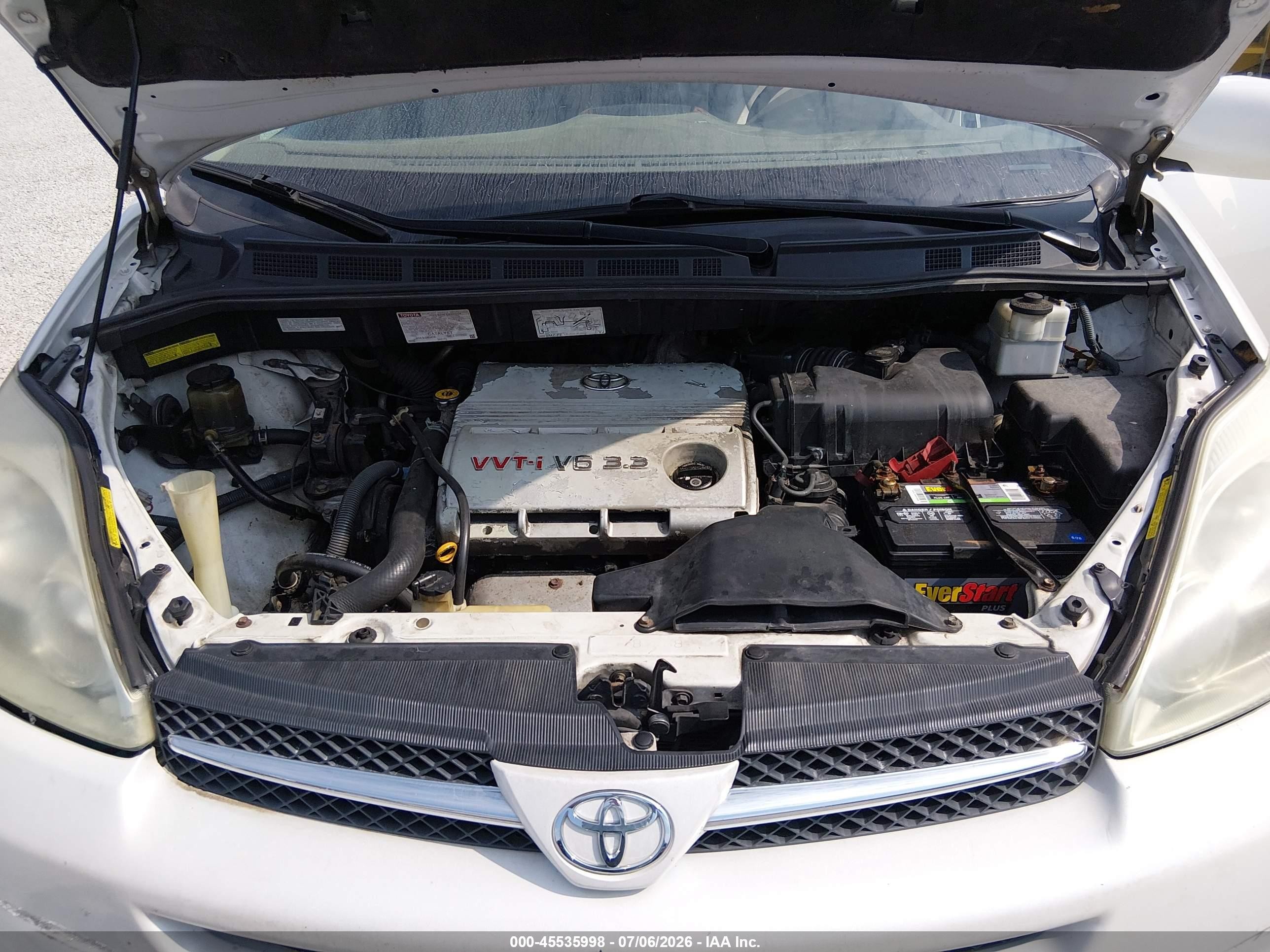 2004 Toyota Sienna Xle Limited White vin: 5TDBA22C64S011239