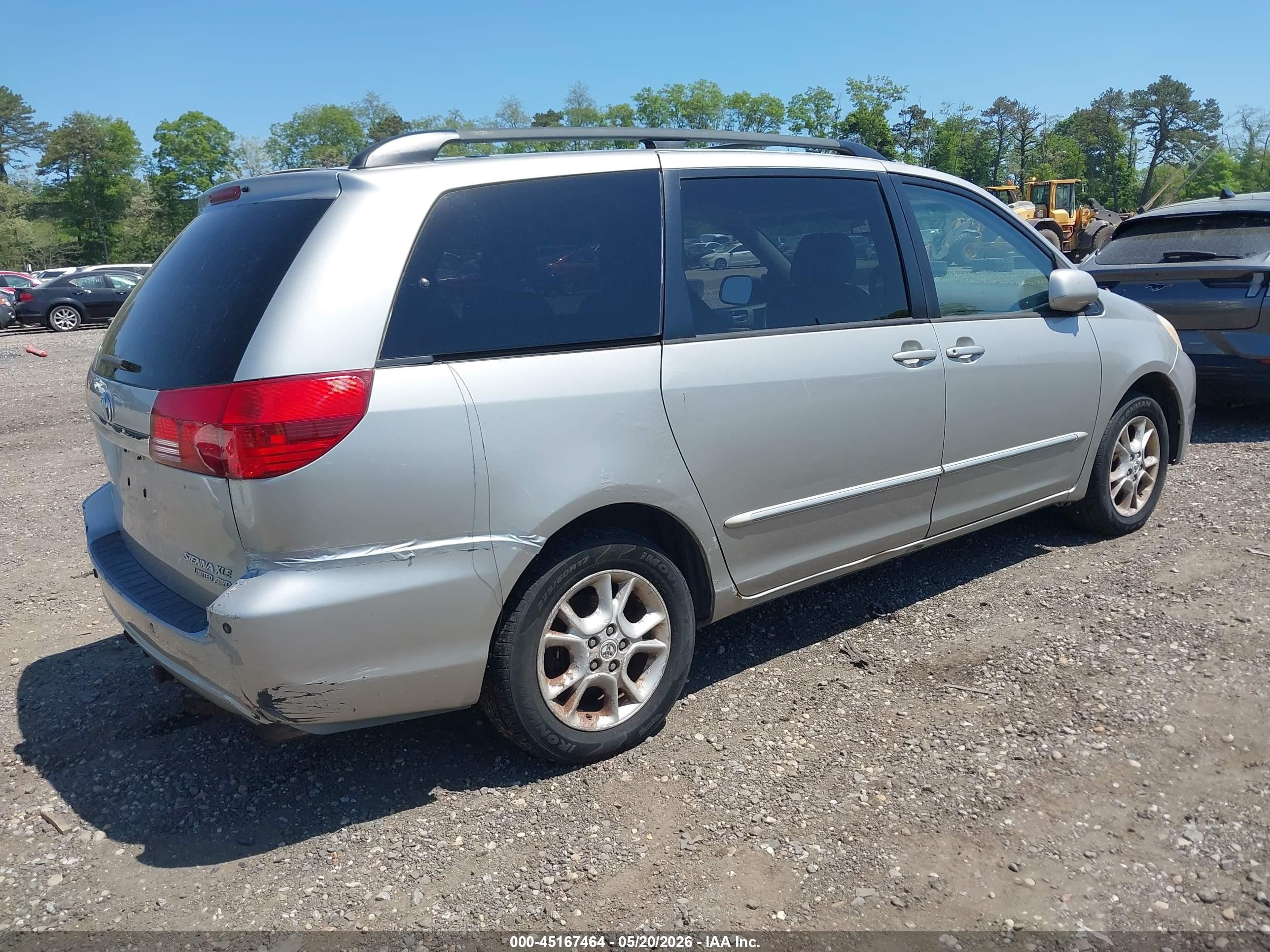 2004 Toyota Sienna Xle Limited Бежевый vin: 5TDBA22C64S011676