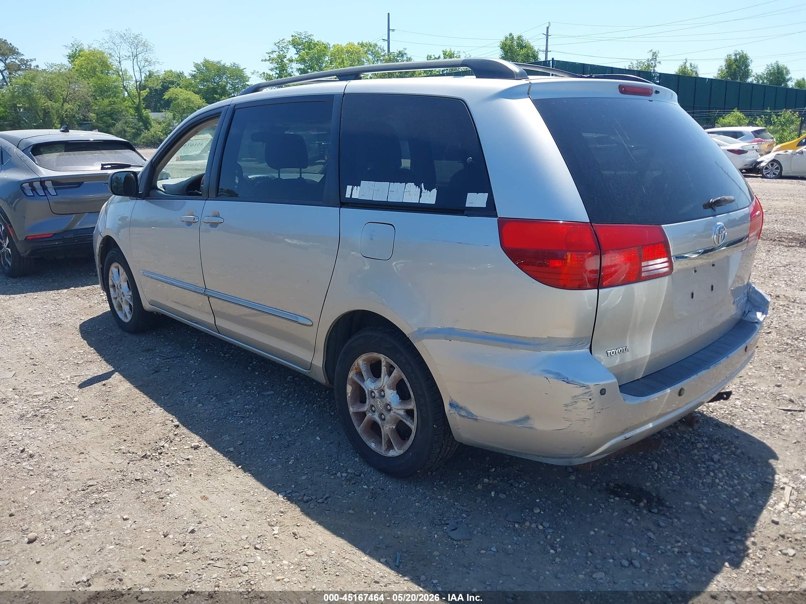 2004 Toyota Sienna Xle Limited Бежевый vin: 5TDBA22C64S011676