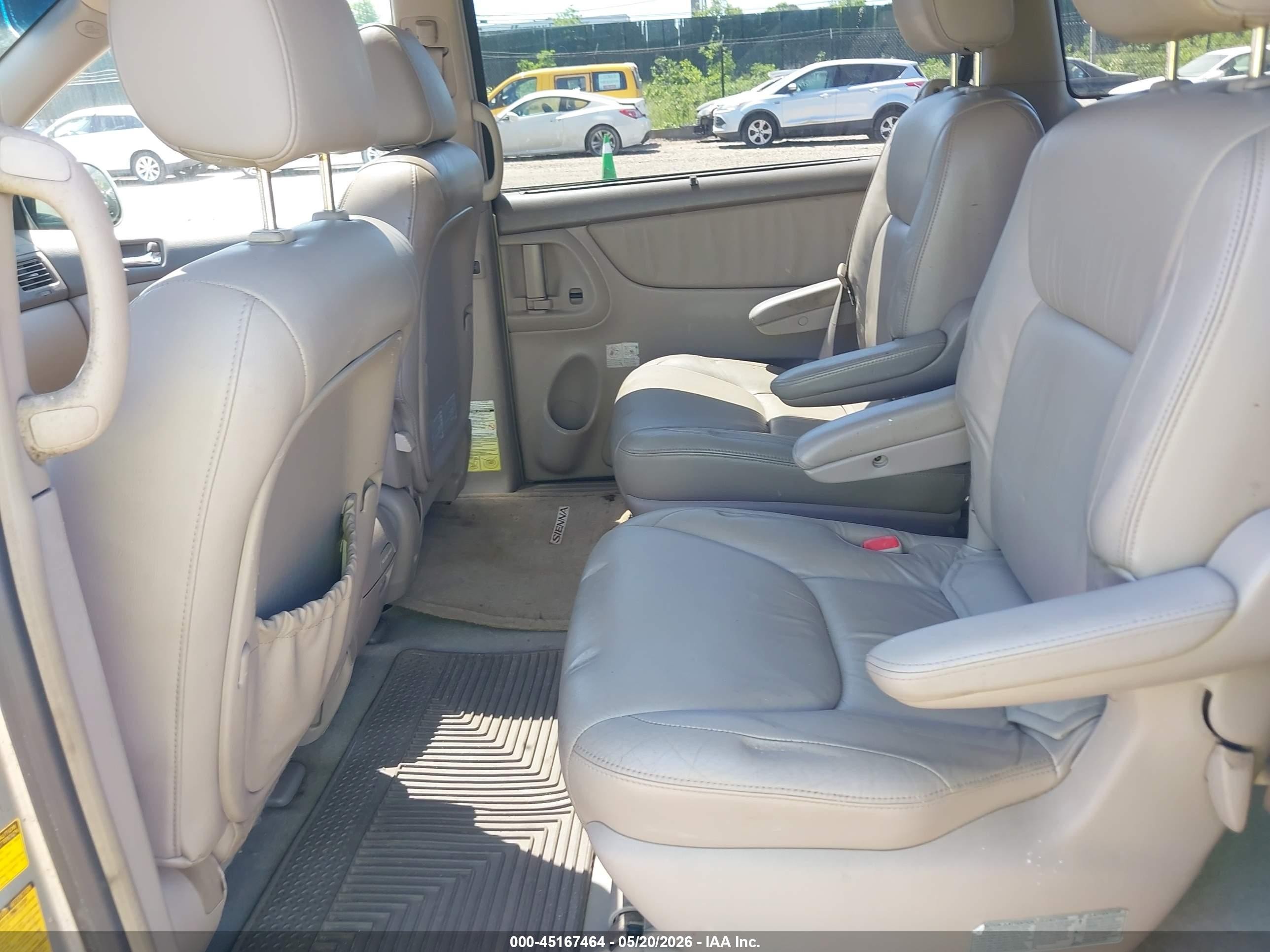 2004 Toyota Sienna Xle Limited Бежевый vin: 5TDBA22C64S011676