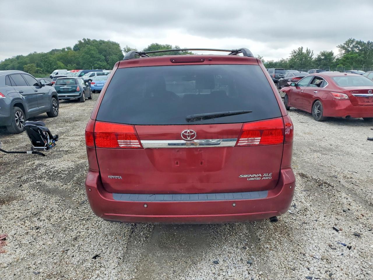 2004 Toyota Sienna Xle Limited 7 Passenger Burgundy vin: 5TDBA22C64S021463