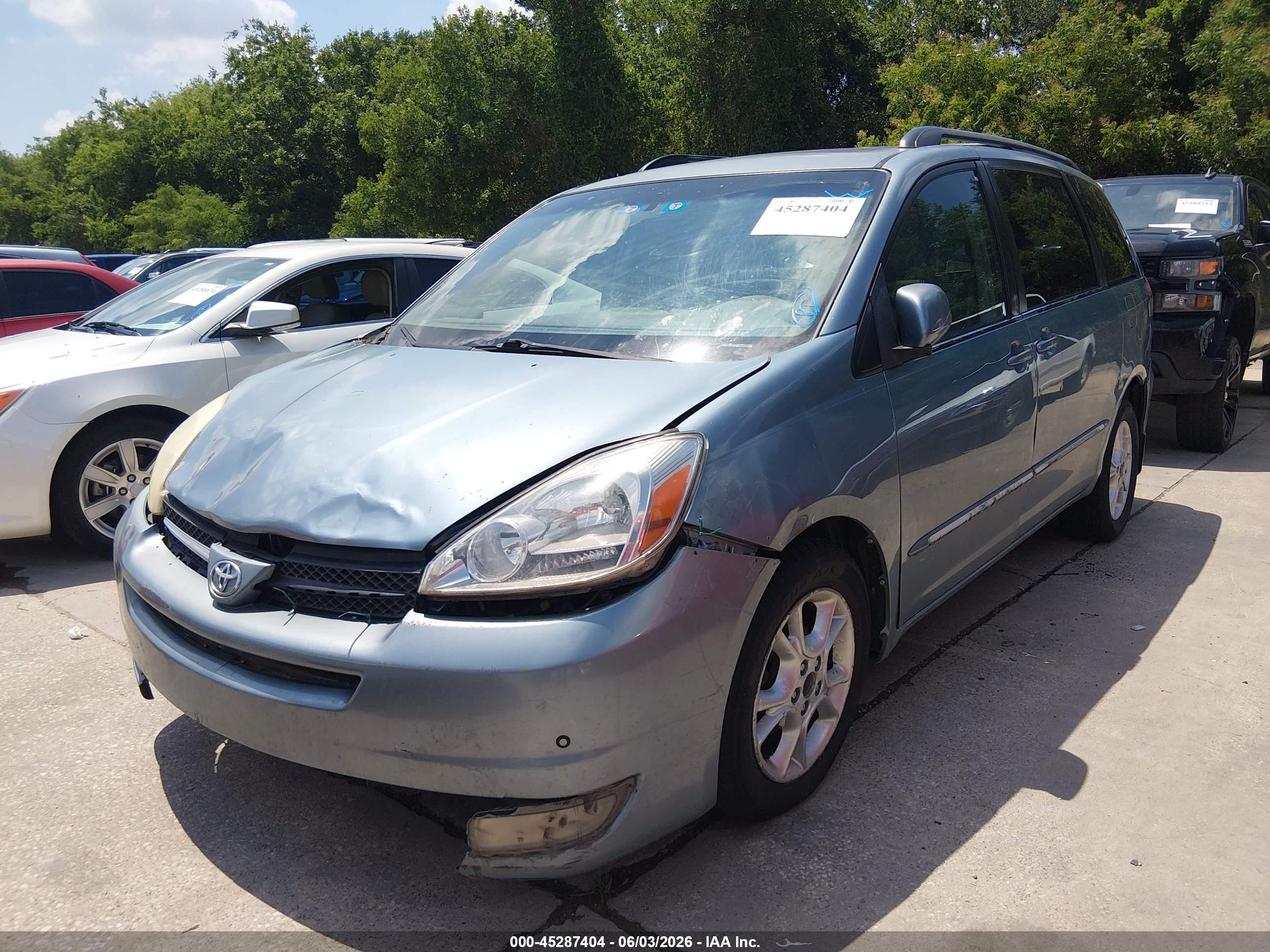 2004 Toyota Sienna Xle Limited Blue vin: 5TDBA22C64S023374