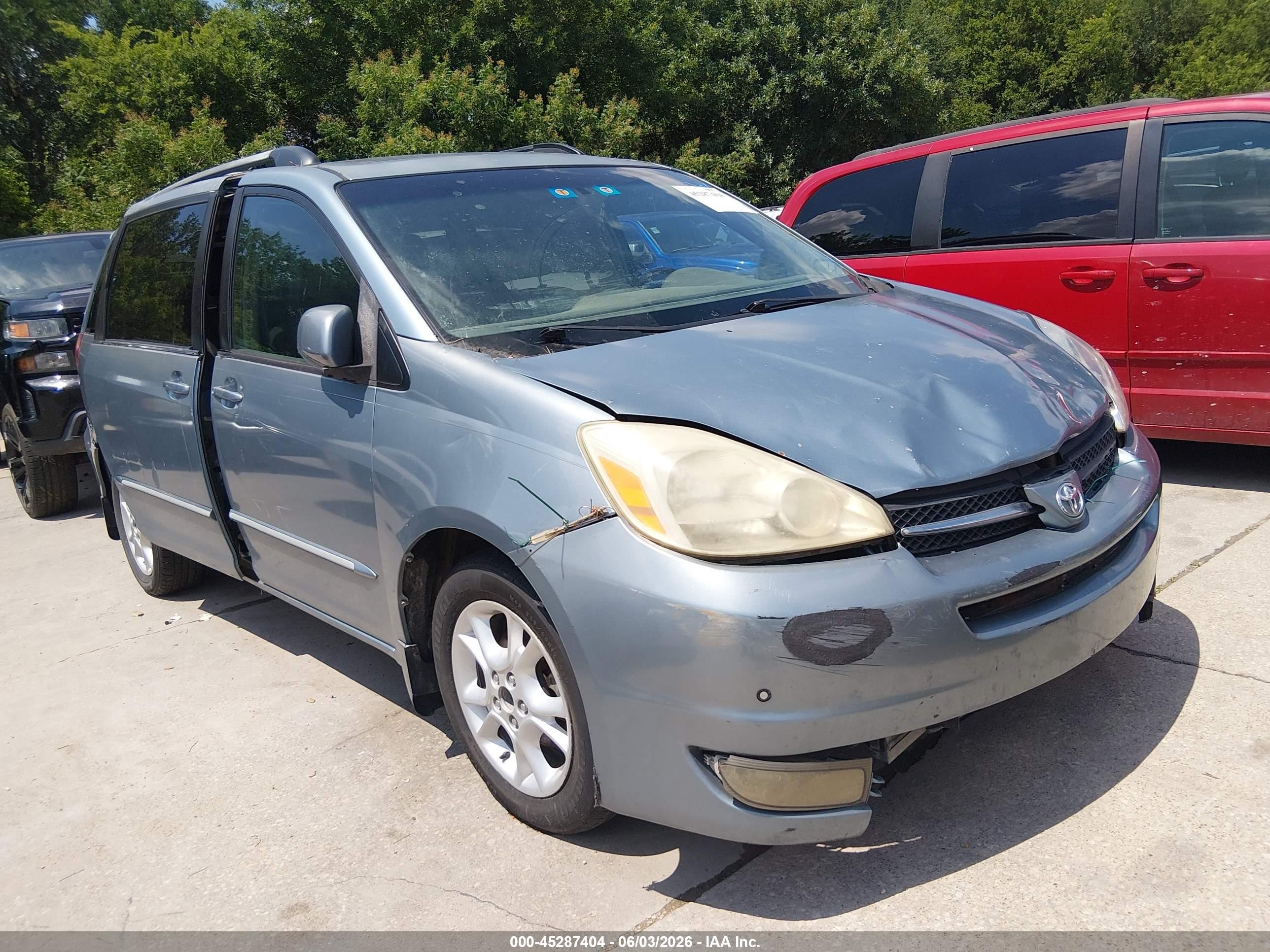 2004 Toyota Sienna Xle Limited Blue vin: 5TDBA22C64S023374