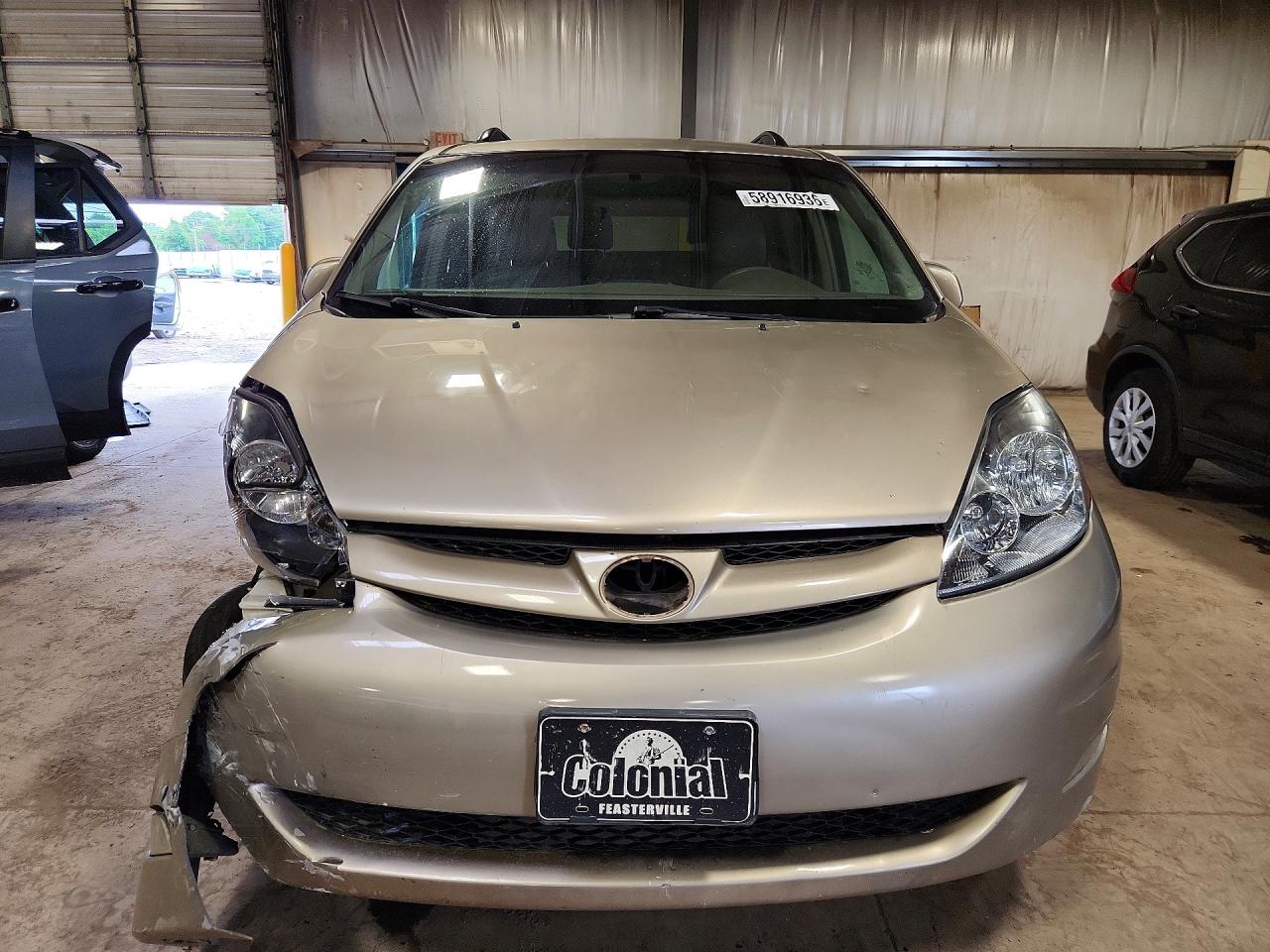 2006 Toyota Sienna Xle 7 Passenger Beige vin: 5TDBA22C66S058225