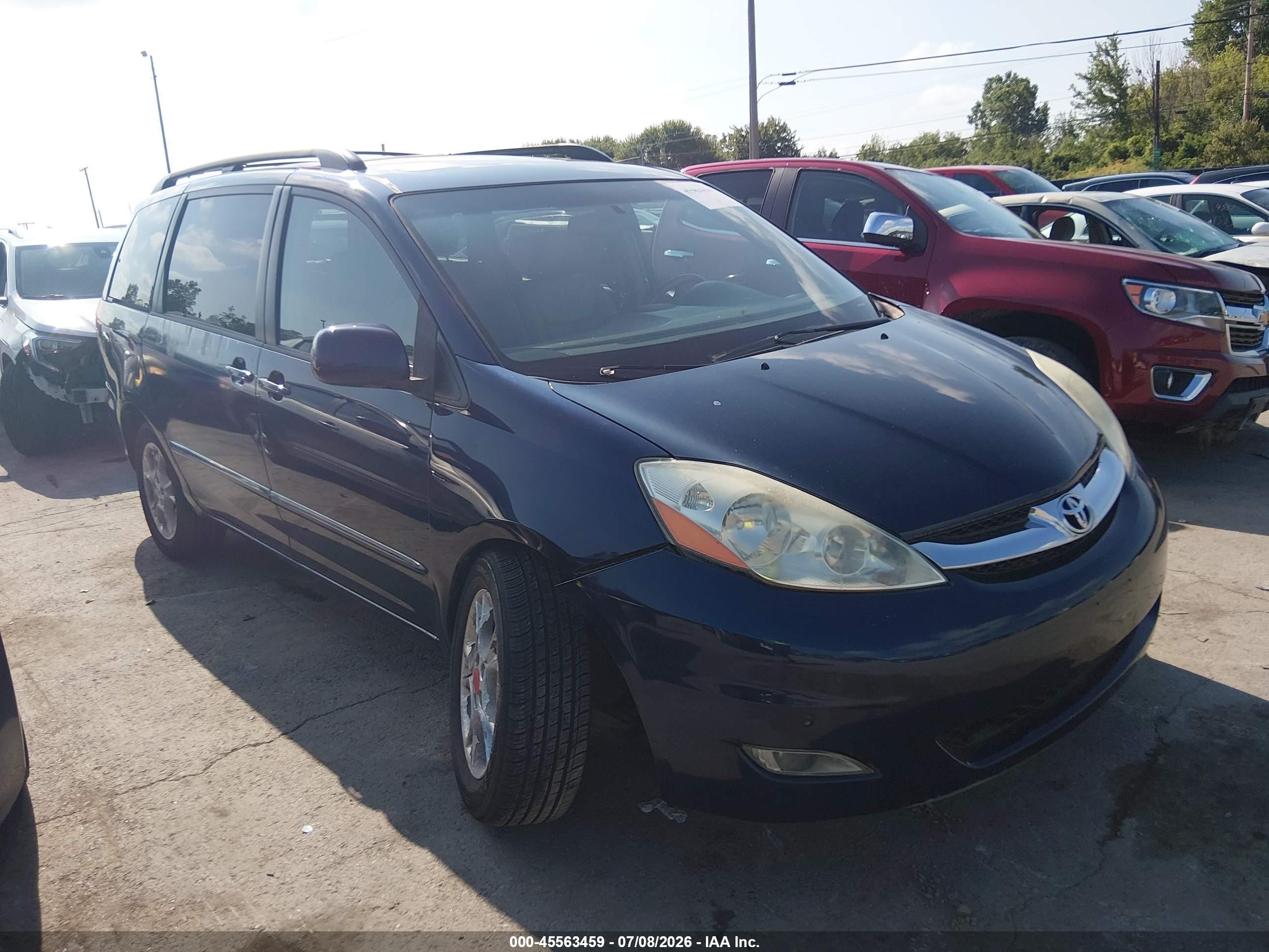 2006 Toyota Sienna Xle Limited Blue vin: 5TDBA22C66S058497