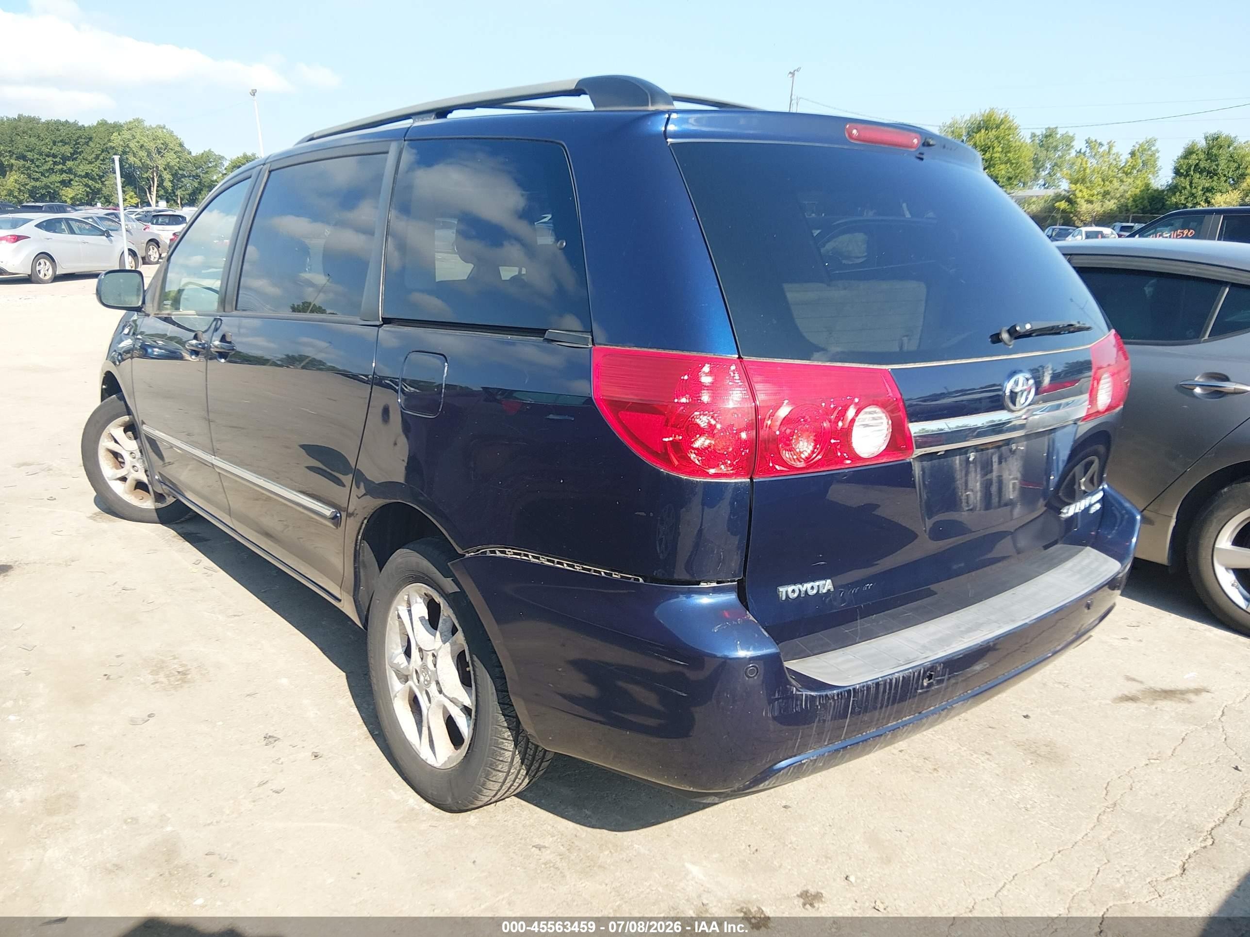 2006 Toyota Sienna Xle Limited Blue vin: 5TDBA22C66S058497