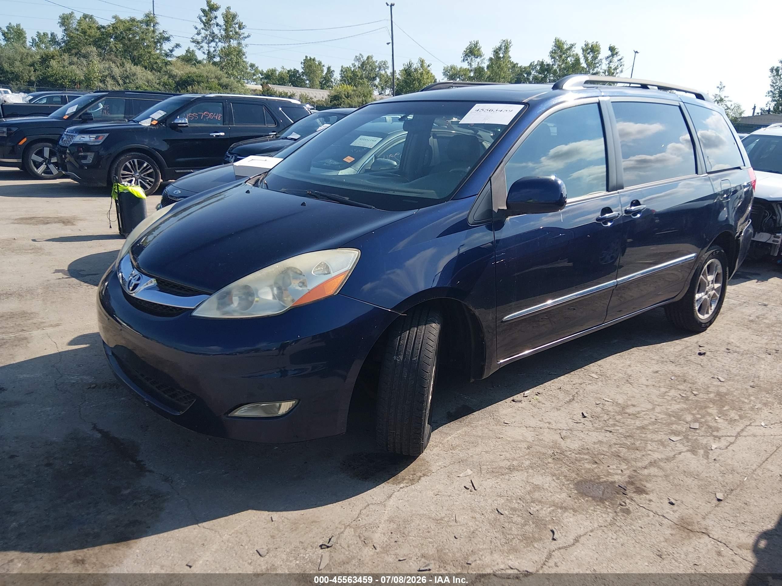 2006 Toyota Sienna Xle Limited Blue vin: 5TDBA22C66S058497