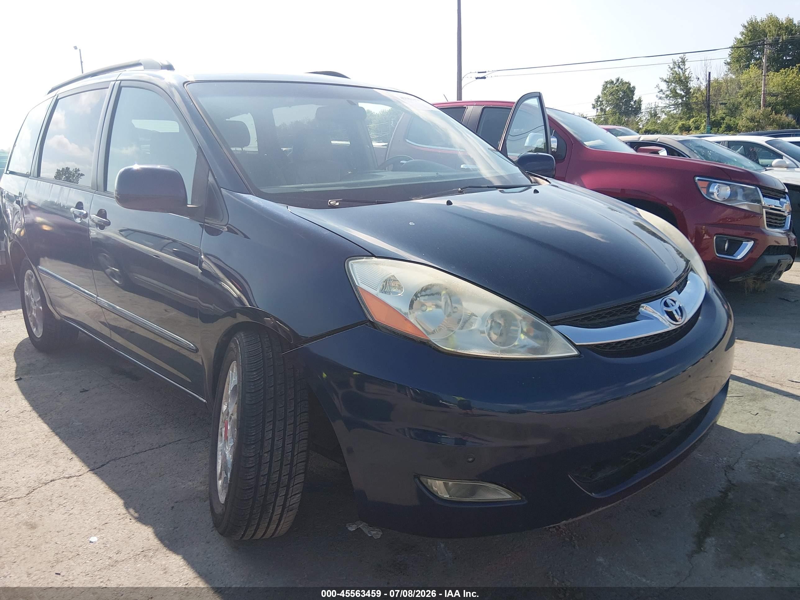 2006 Toyota Sienna Xle Limited Blue vin: 5TDBA22C66S058497