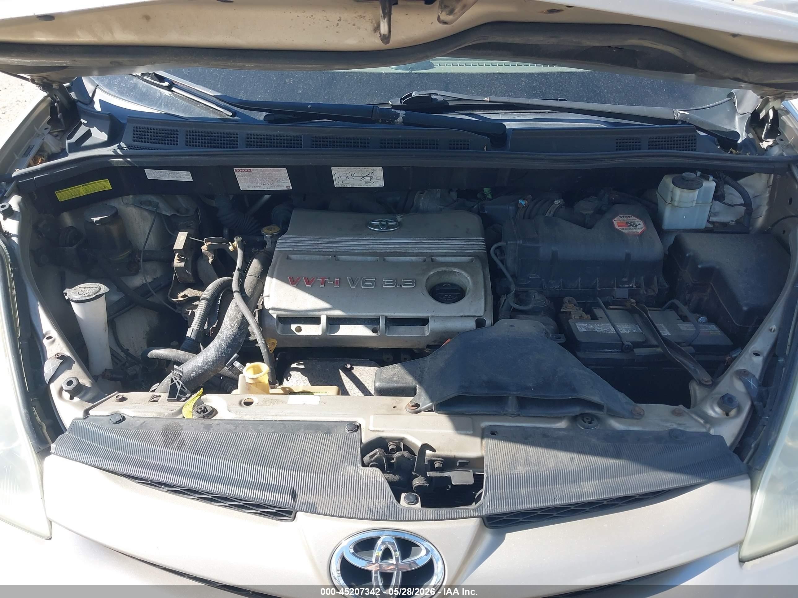2006 Toyota Sienna Xle Золотой vin: 5TDBA22C66S071993