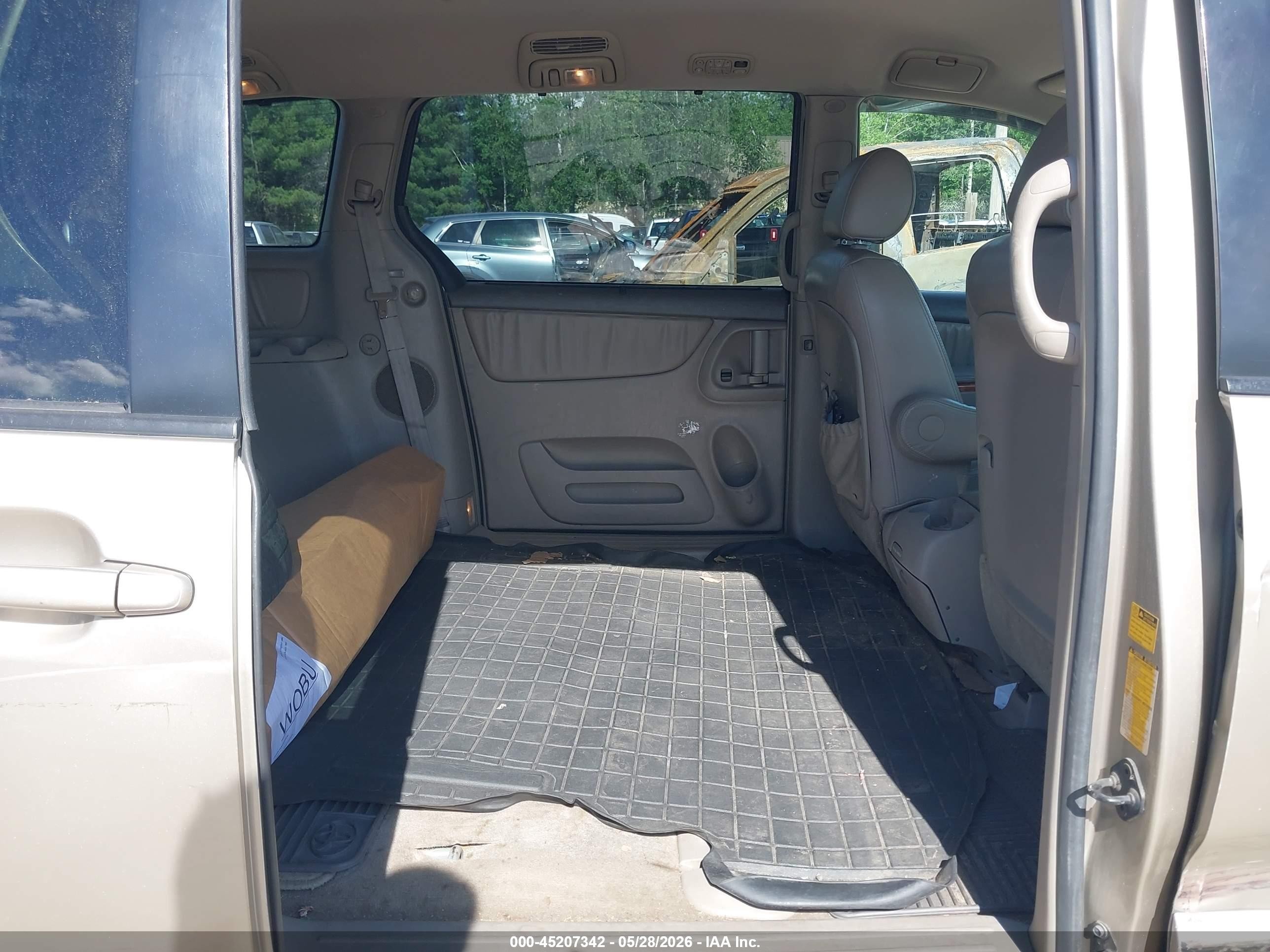 2006 Toyota Sienna Xle Золотой vin: 5TDBA22C66S071993