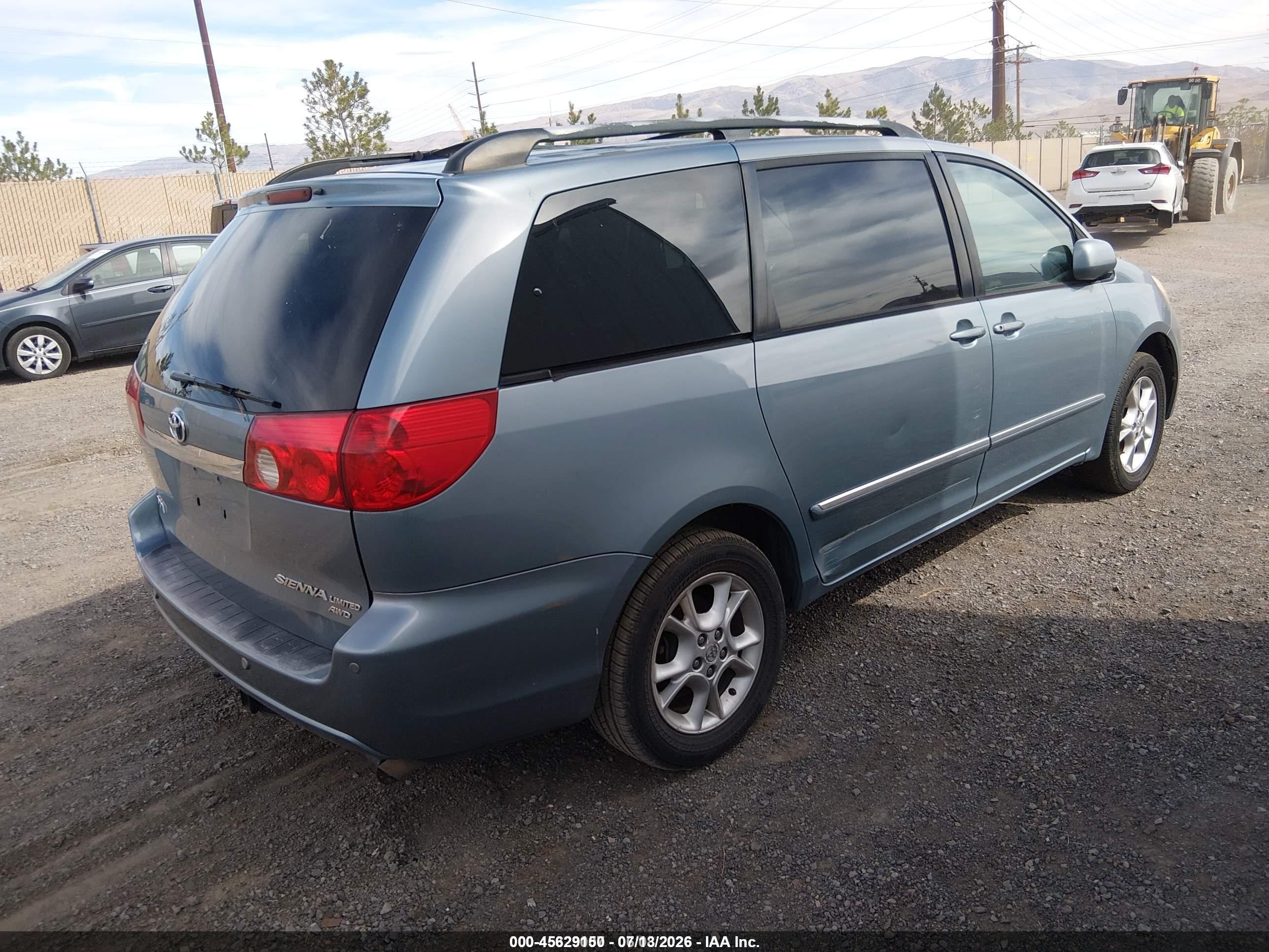 2006 Toyota Sienna Xle Limited Синий vin: 5TDBA22C66S075221
