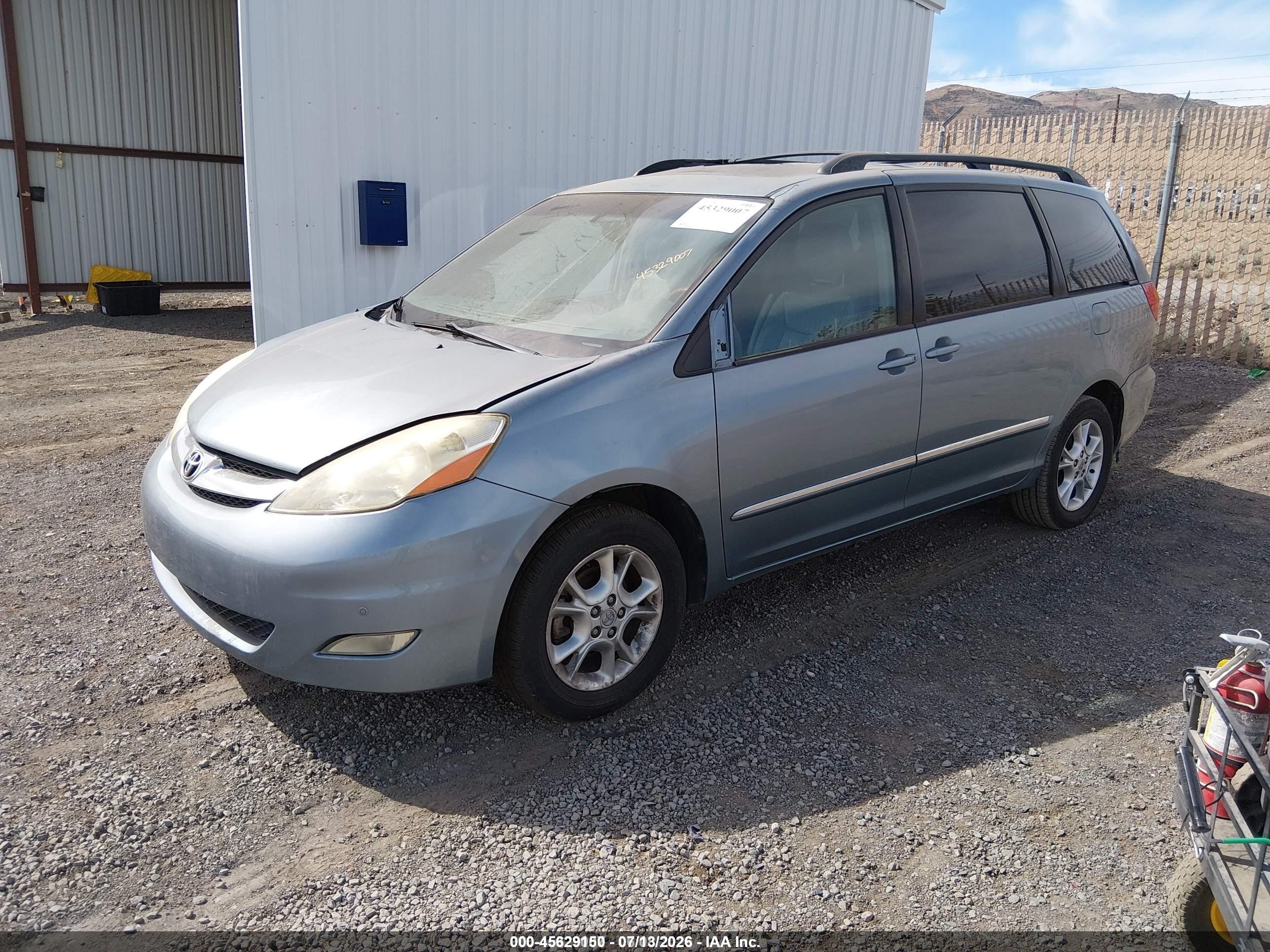 2006 Toyota Sienna Xle Limited Синий vin: 5TDBA22C66S075221