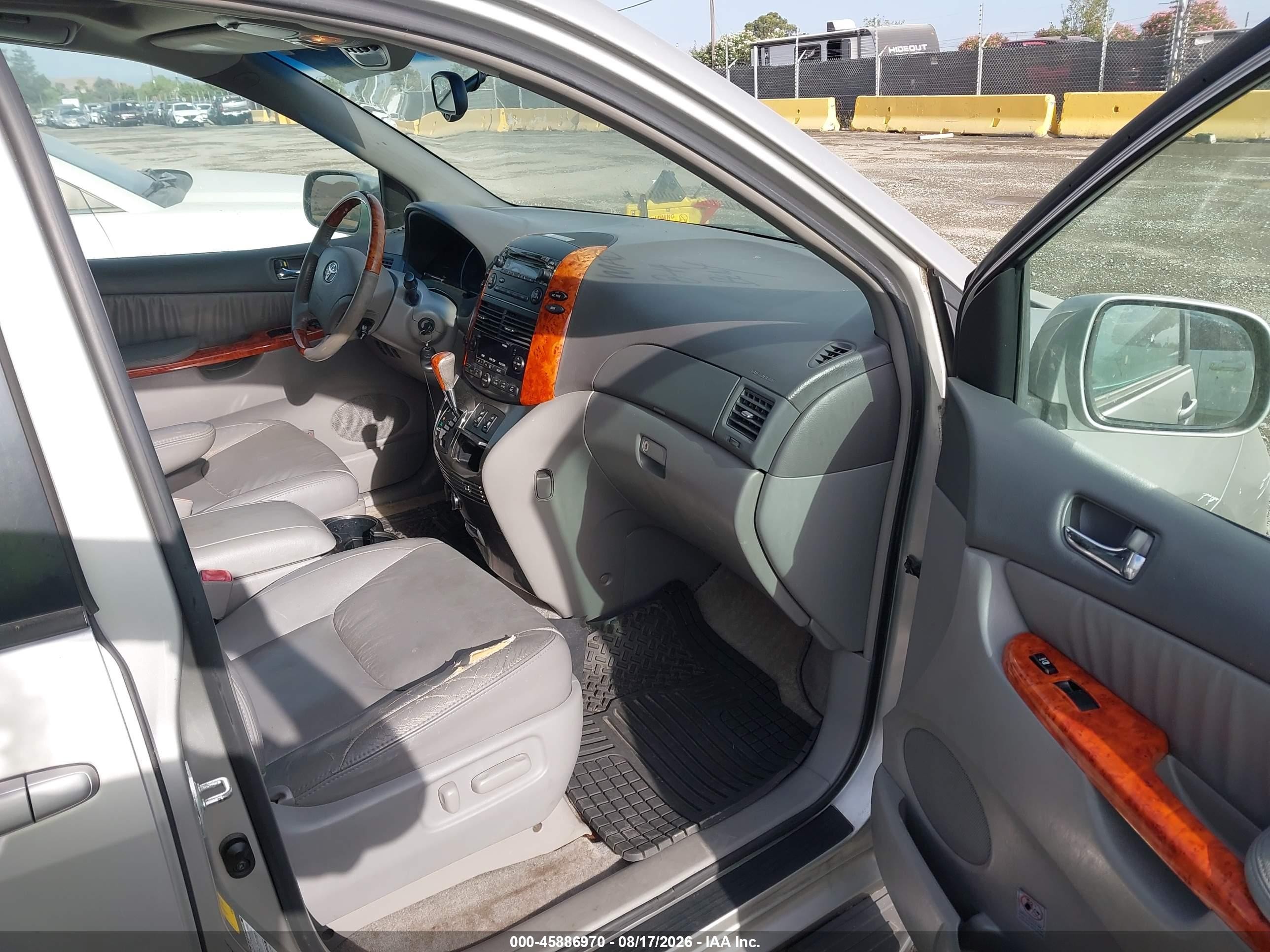 2006 Toyota Sienna Xle/xle Limited Silver vin: 5TDBA22C66S075610