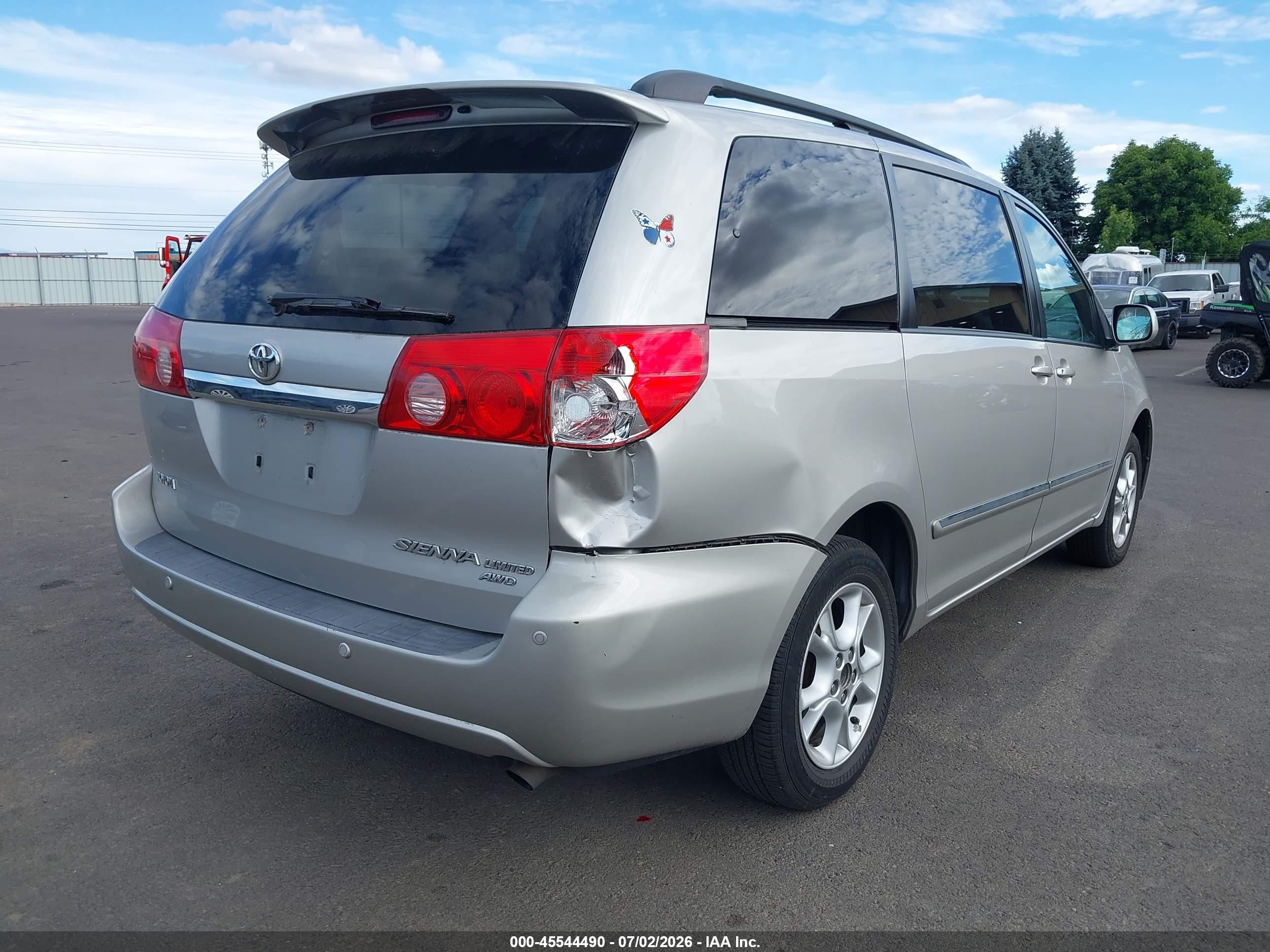 2006 Toyota Sienna Xle Limited Gray vin: 5TDBA22C66S076482