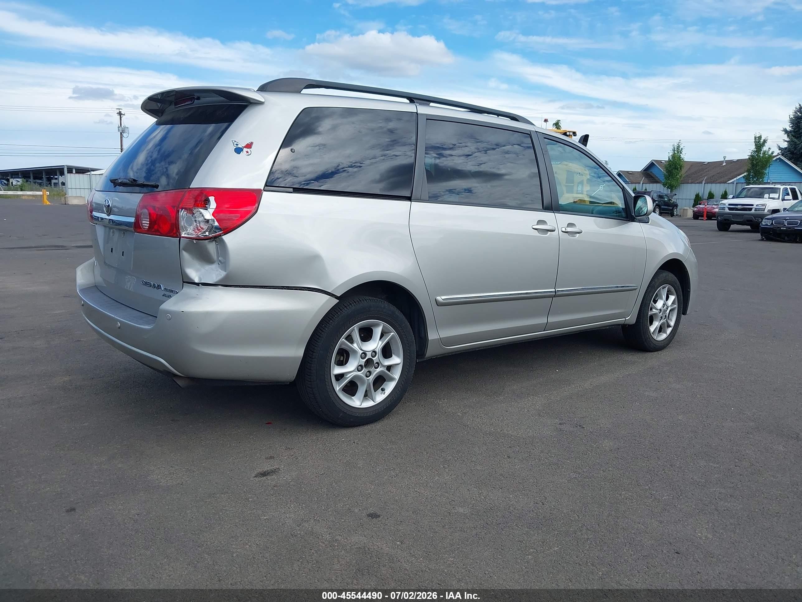 2006 Toyota Sienna Xle Limited Gray vin: 5TDBA22C66S076482