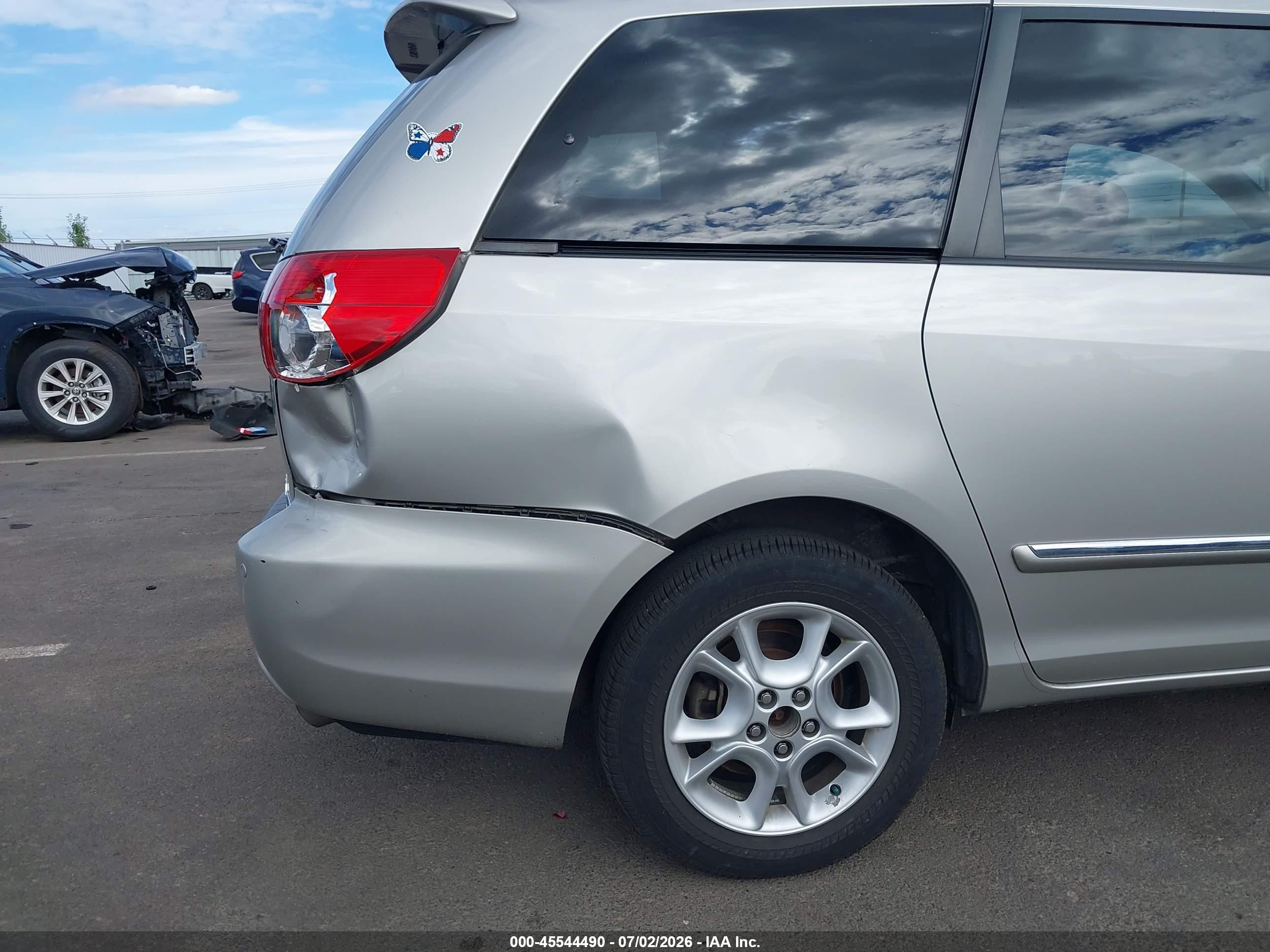 2006 Toyota Sienna Xle Limited Gray vin: 5TDBA22C66S076482
