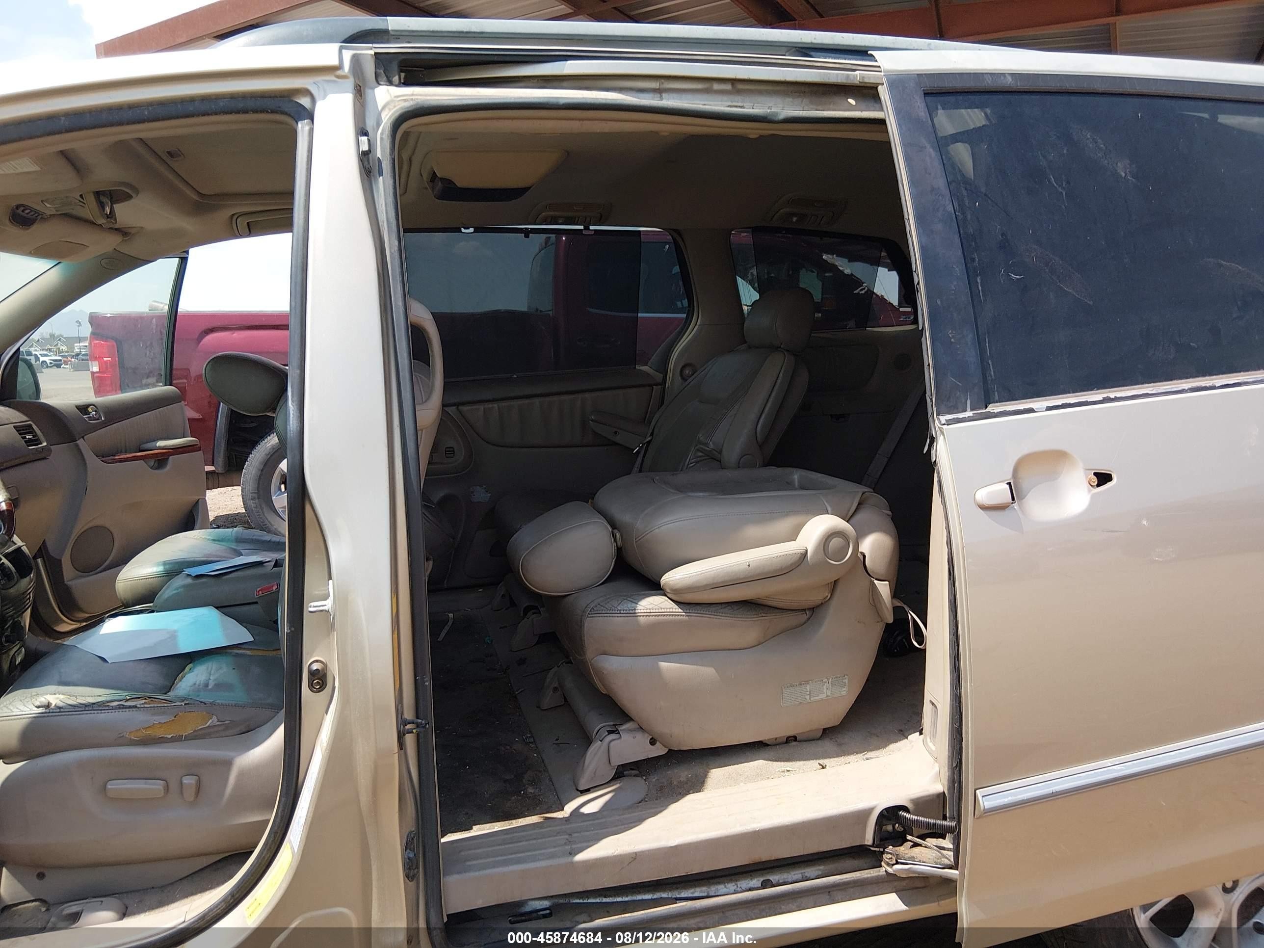 2004 Toyota Sienna Xle Limited Gold vin: 5TDBA22C74S018667