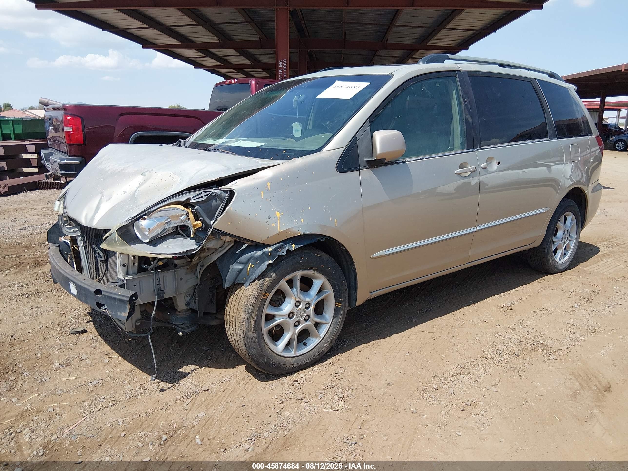 2004 Toyota Sienna Xle Limited Gold vin: 5TDBA22C74S018667