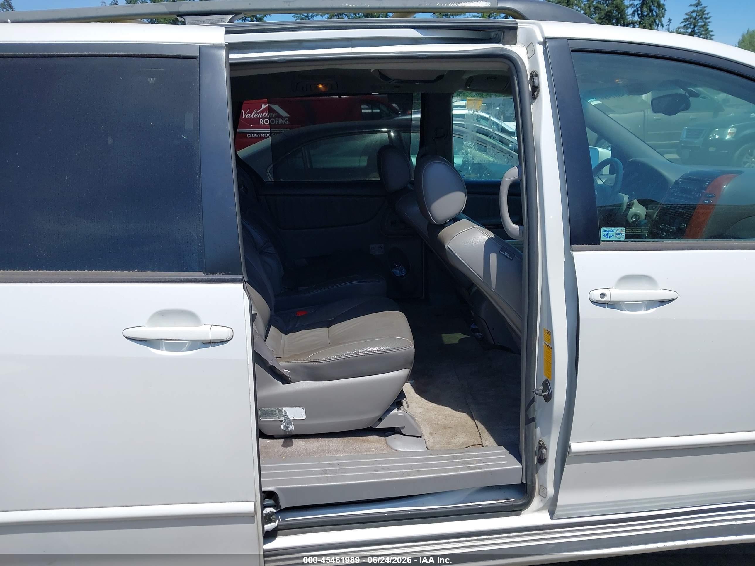 2005 Toyota Sienna Xle White vin: 5TDBA22C75S041206