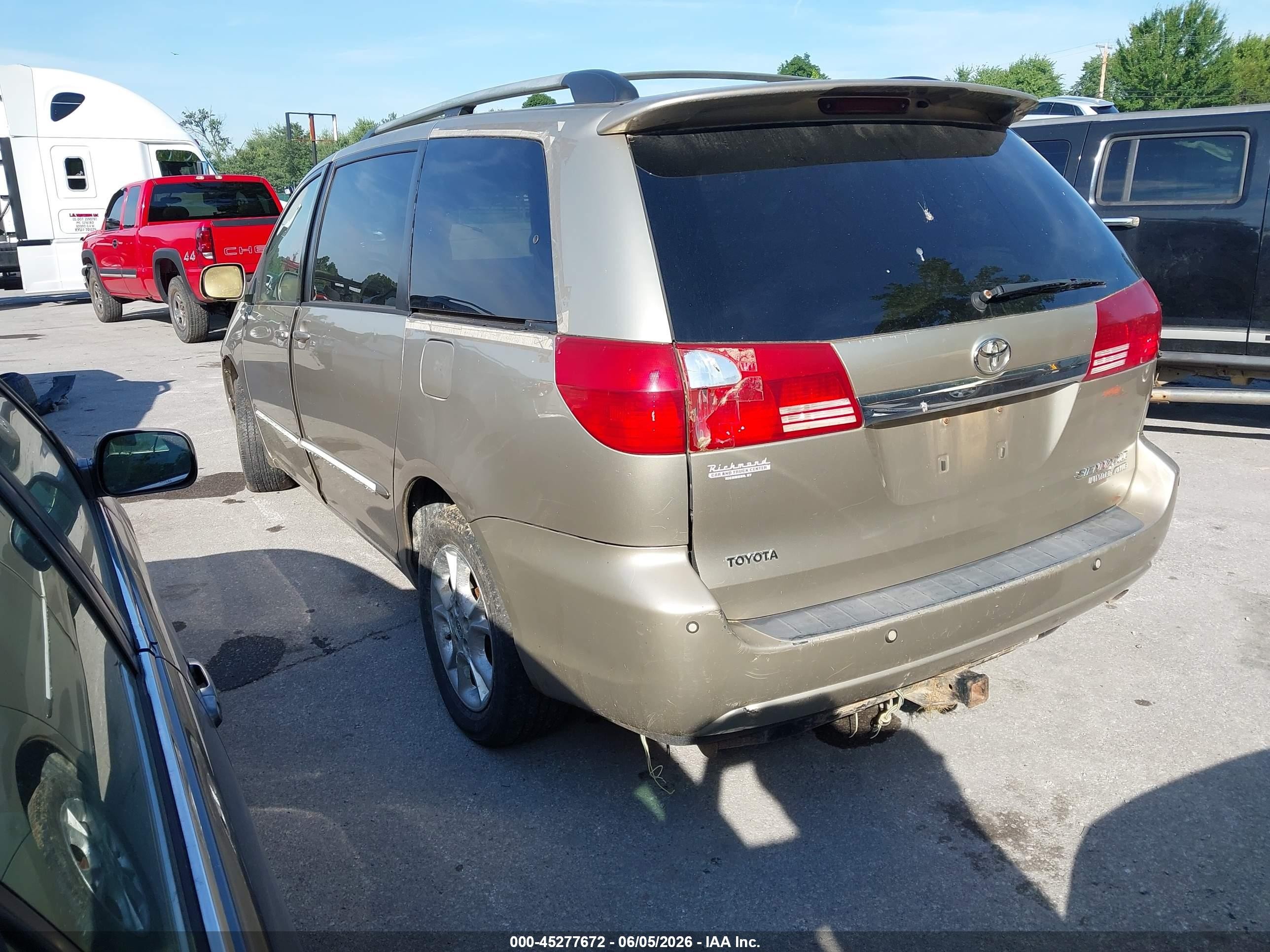 2005 Toyota Sienna Xle Limited Gold vin: 5TDBA22C75S047071
