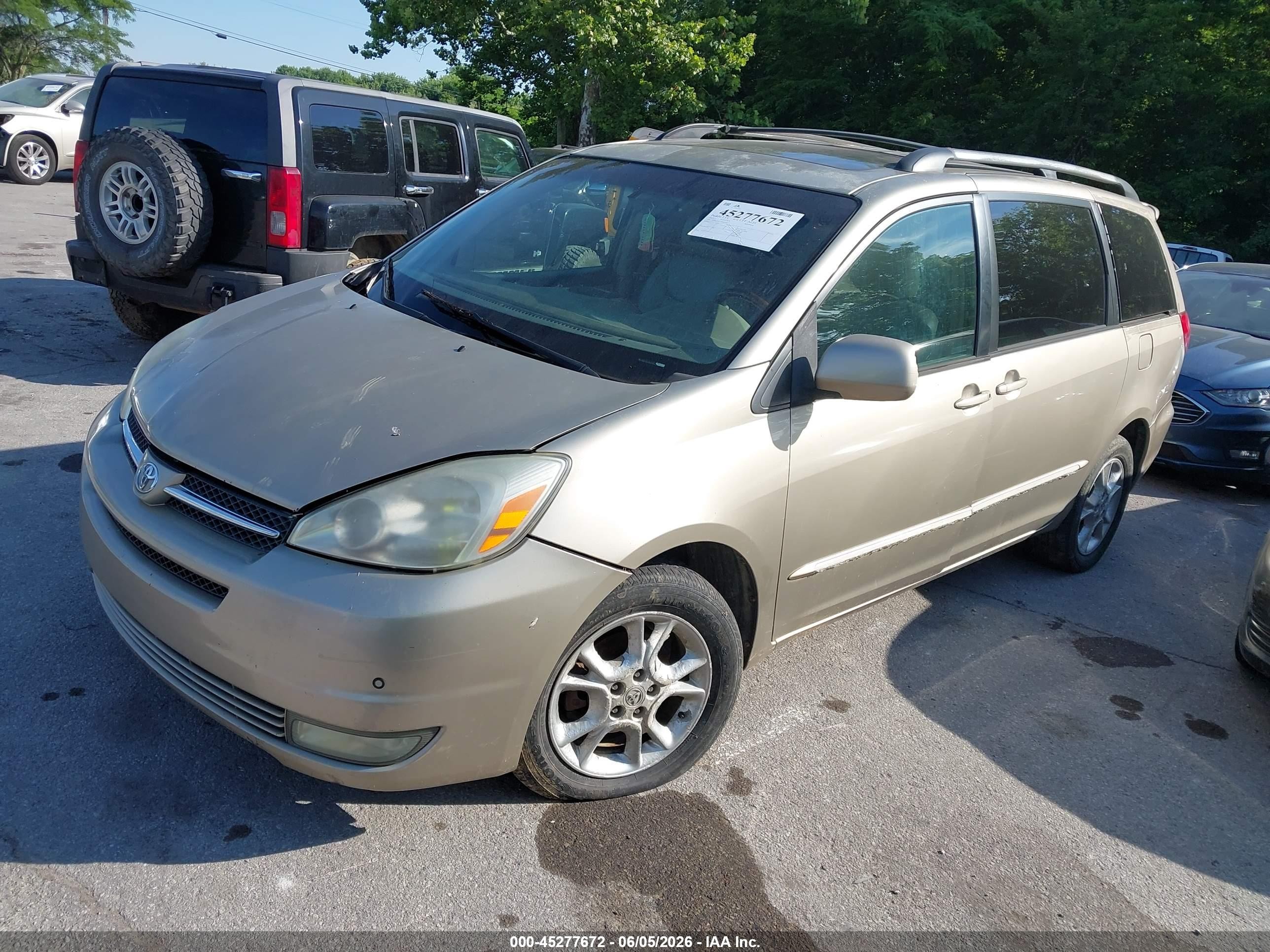 2005 Toyota Sienna Xle Limited Gold vin: 5TDBA22C75S047071