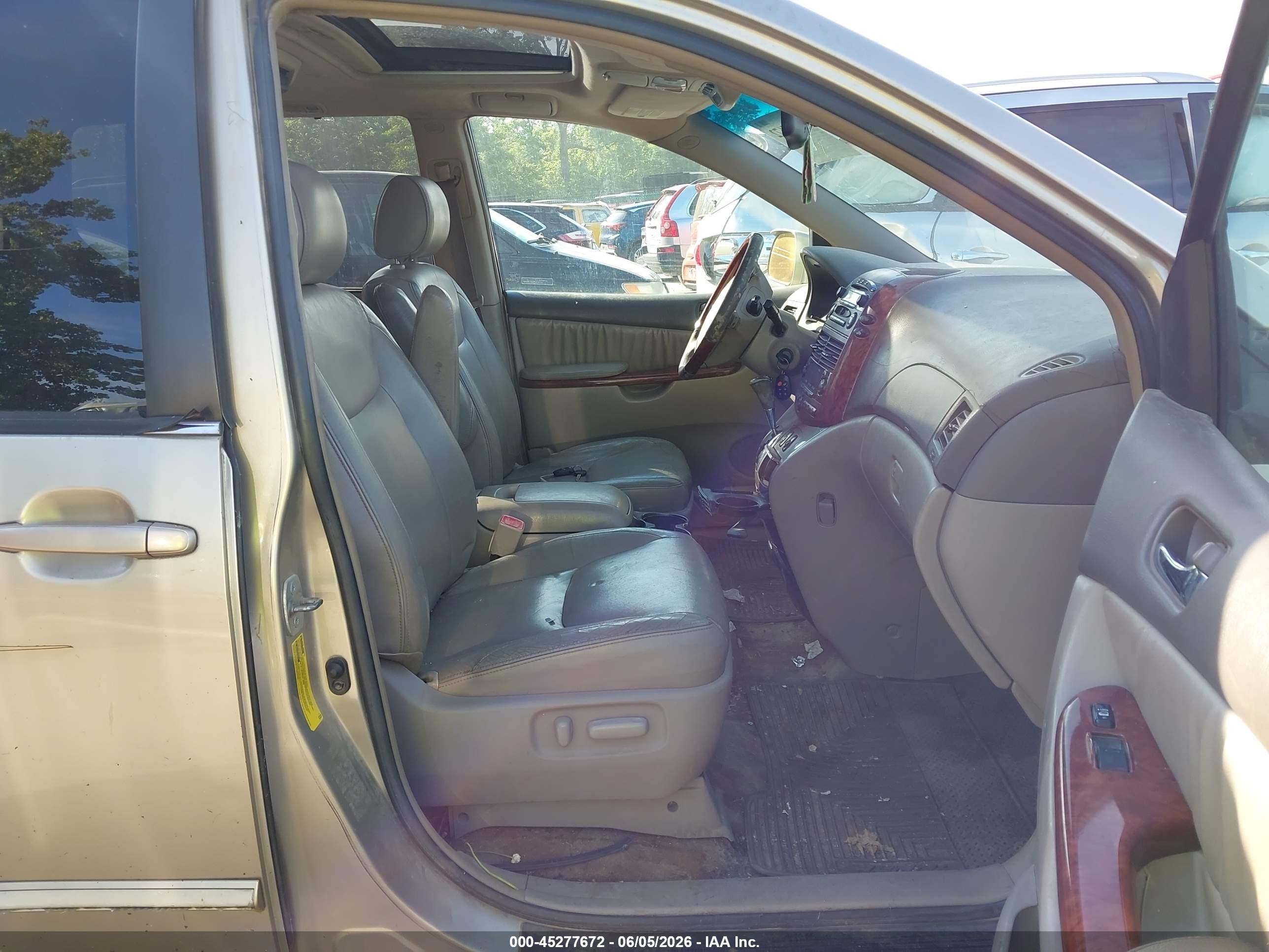 2005 Toyota Sienna Xle Limited Gold vin: 5TDBA22C75S047071
