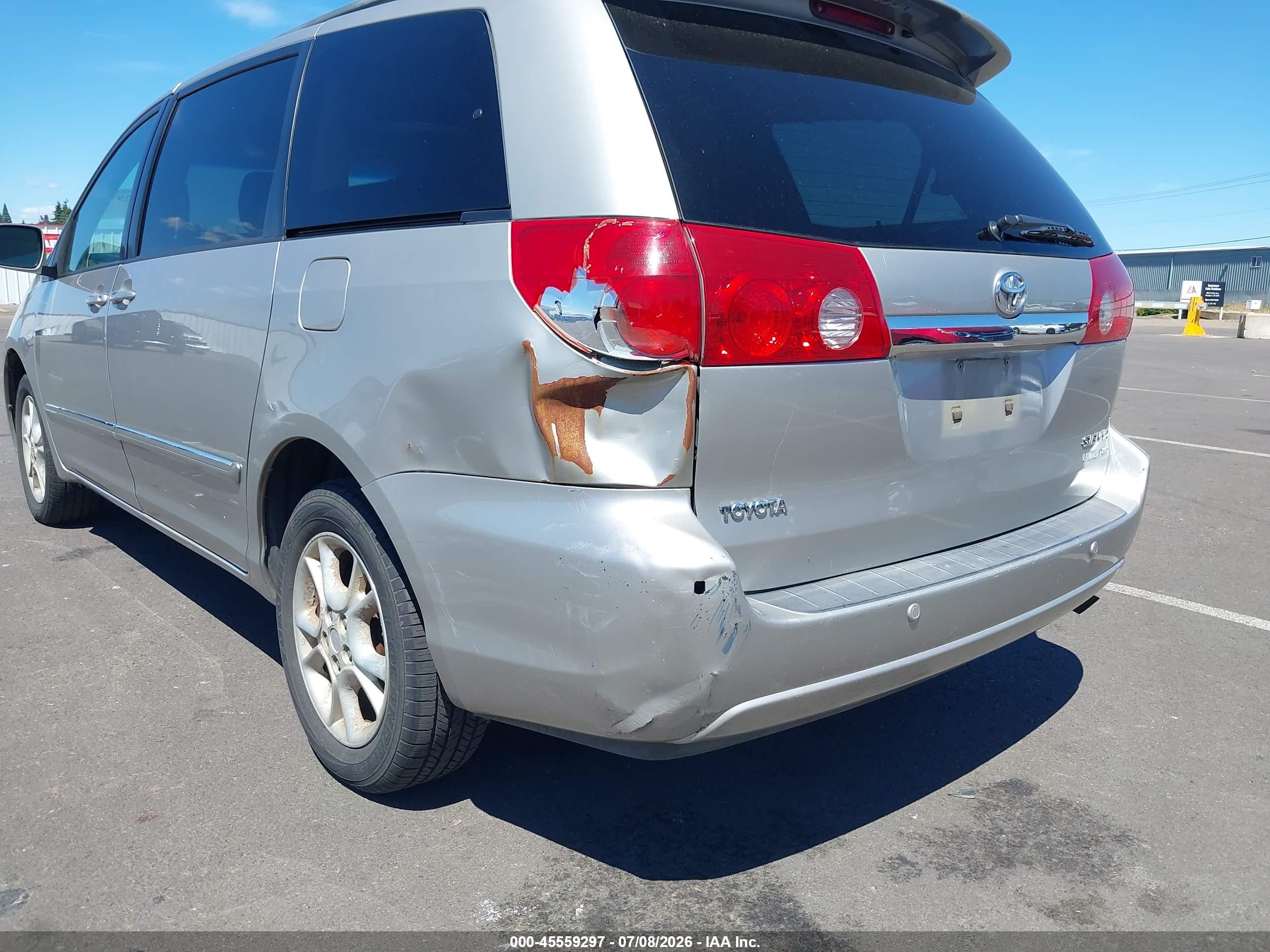 2006 Toyota Sienna Xle Limited Brown vin: 5TDBA22C76S062073