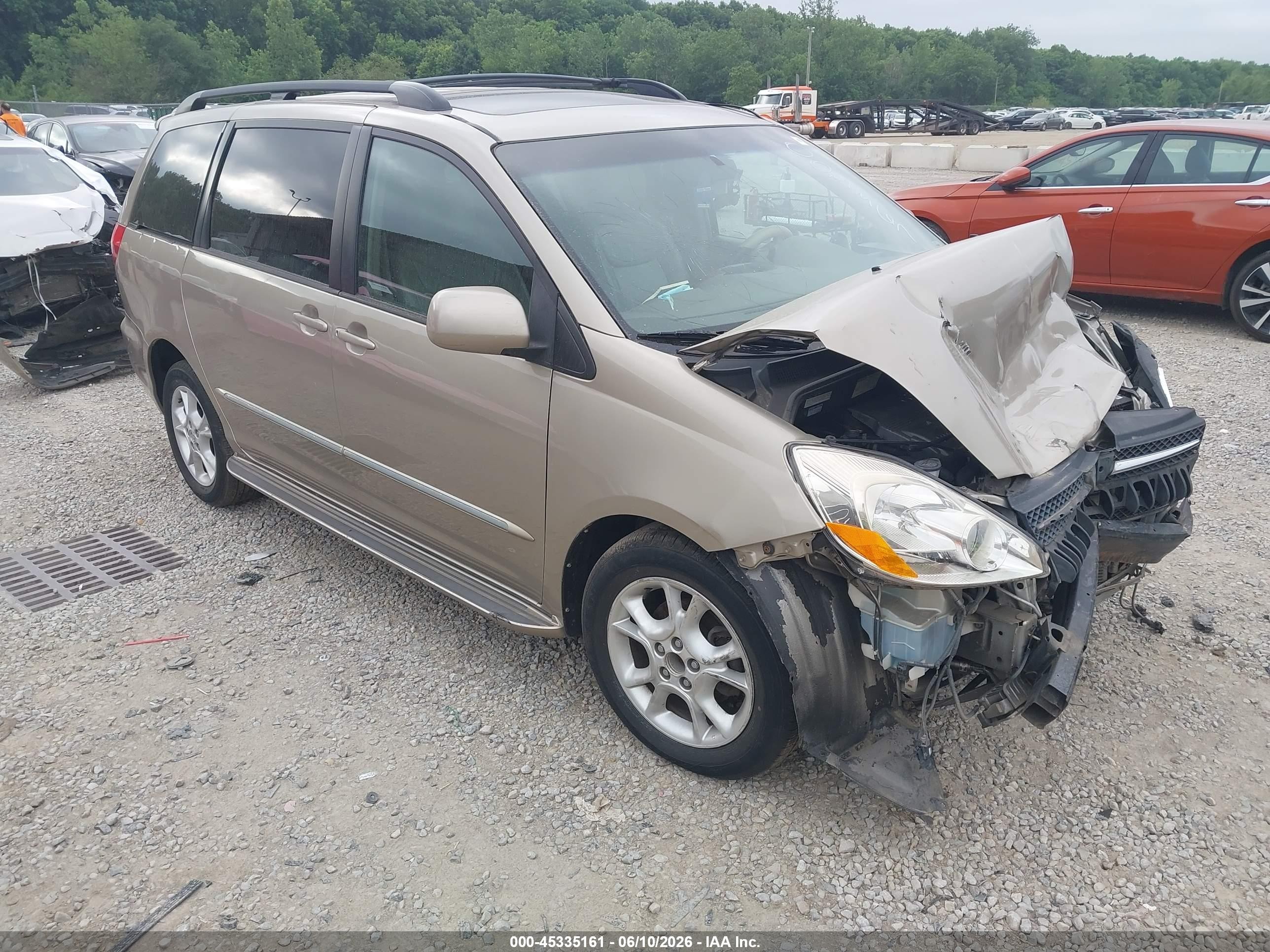 2004 Toyota Sienna Xle Limited Tan vin: 5TDBA22C84S003367