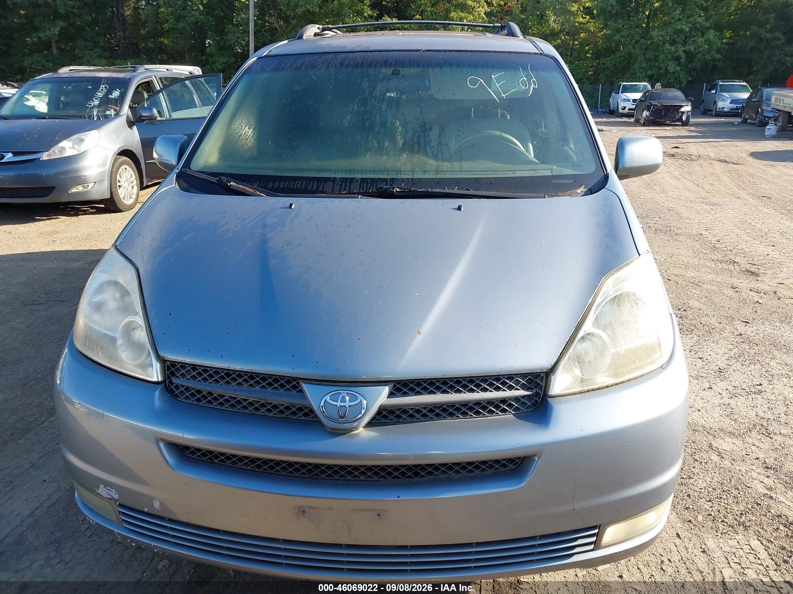2004 Toyota Sienna Xle Синий vin: 5TDBA22C84S019195