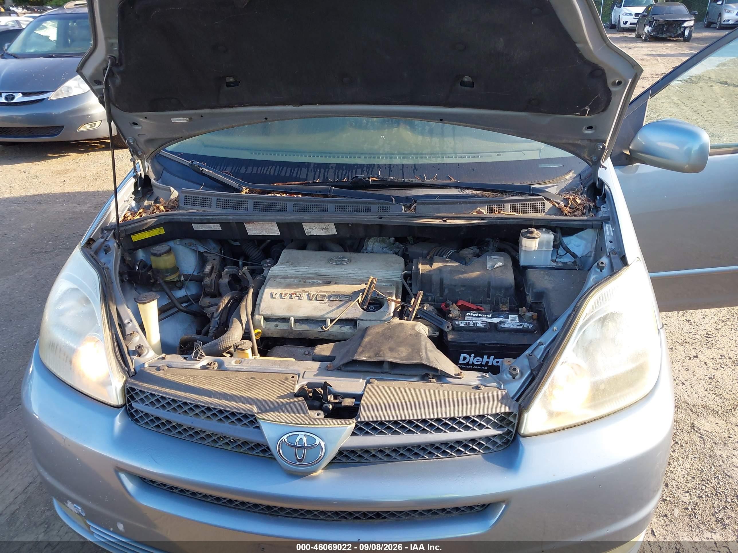 2004 Toyota Sienna Xle Синий vin: 5TDBA22C84S019195