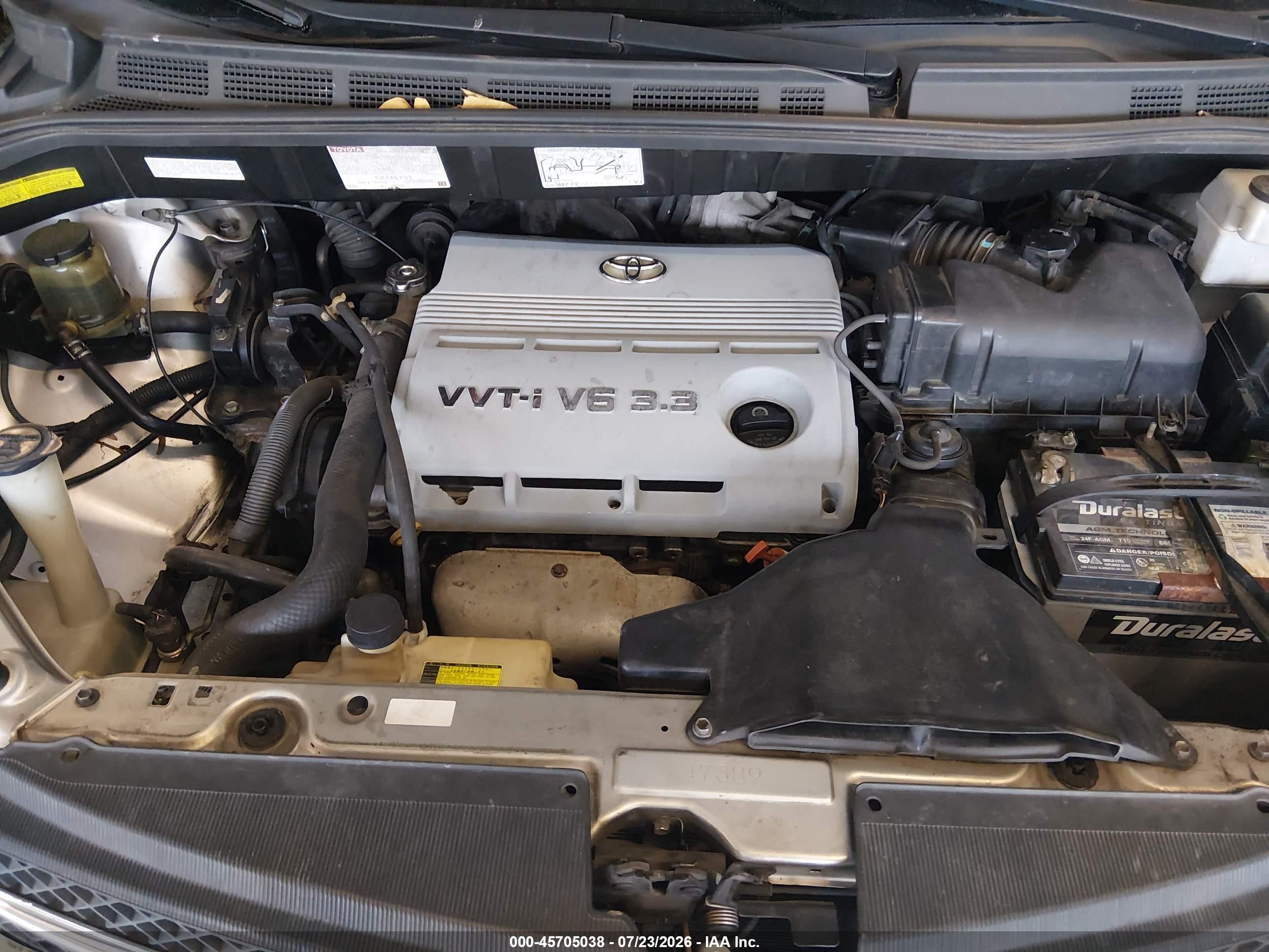 2005 Toyota Sienna Xle Limited Silver vin: 5TDBA22C85S047449