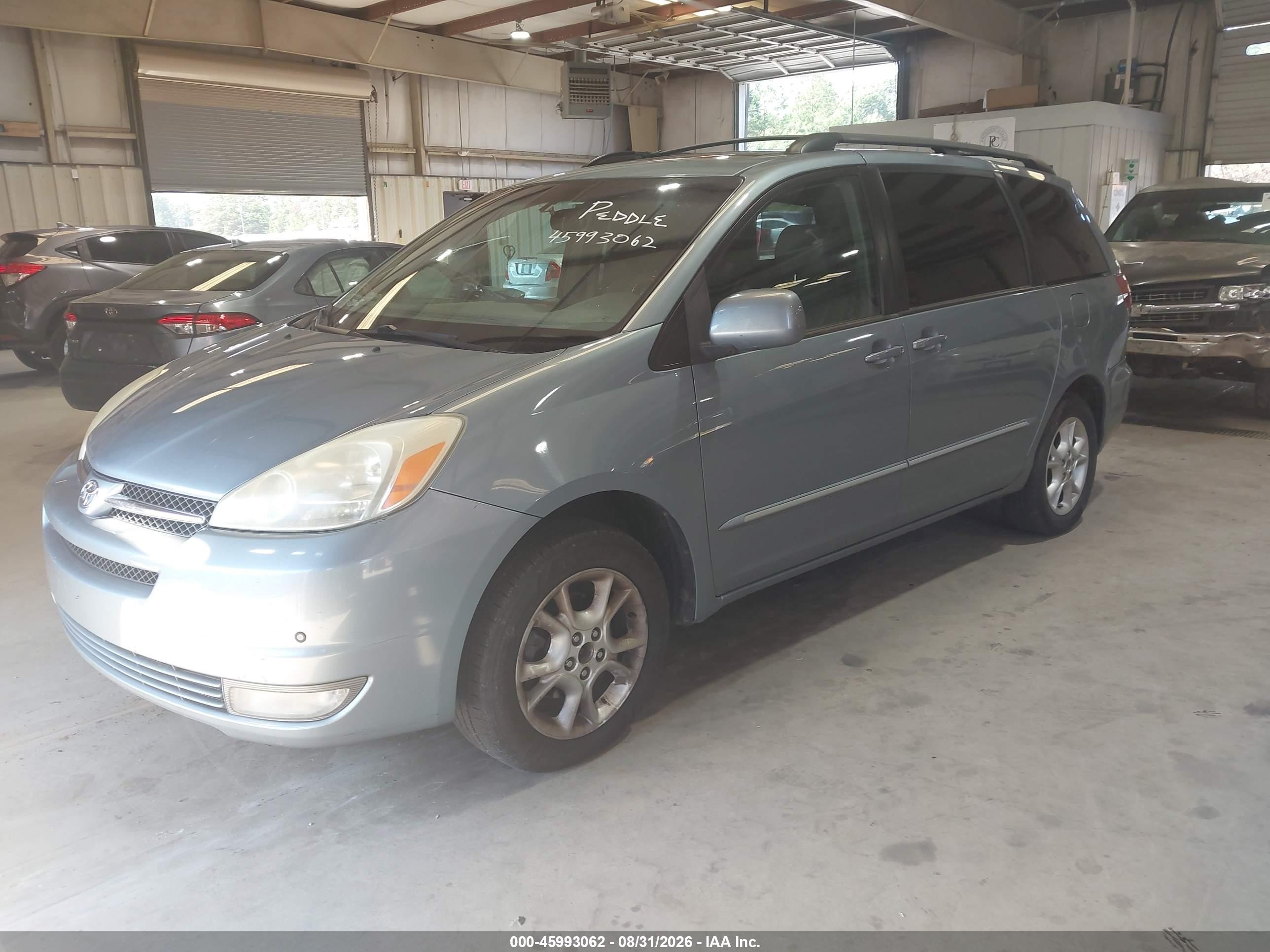 2005 Toyota Sienna Xle Limited Blue vin: 5TDBA22C85S052280