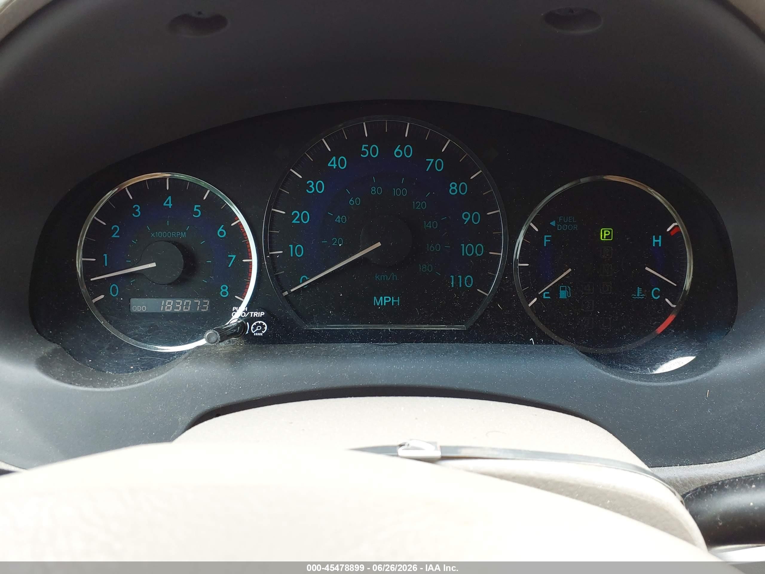 2006 Toyota Sienna Xle Champagne vin: 5TDBA22C86S055374